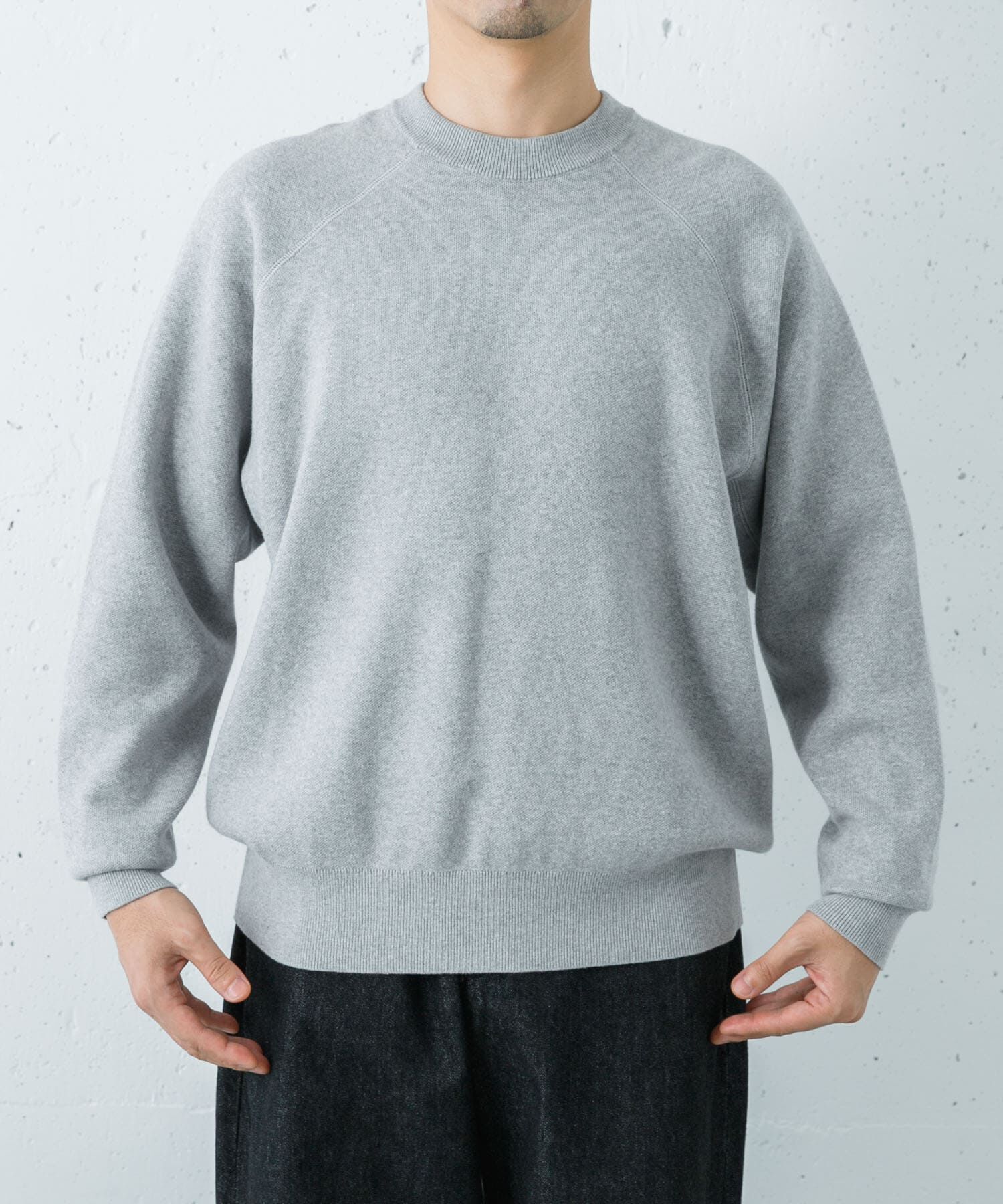 URBAN RESEARCH「綿カシミヤスウェットニット」|ニット・セーター|