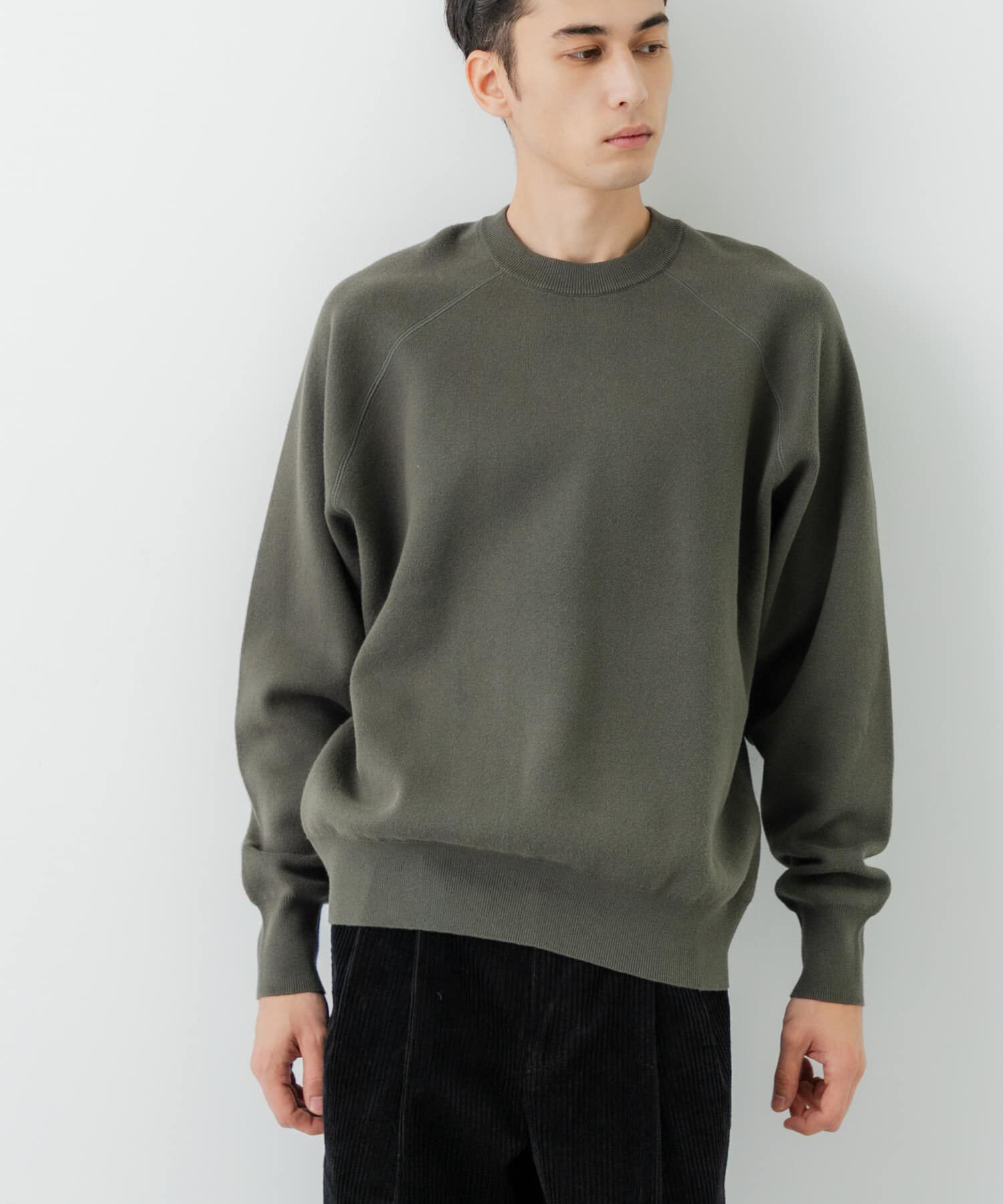 URBAN RESEARCH「綿カシミヤスウェットニット」|ニット・セーター|