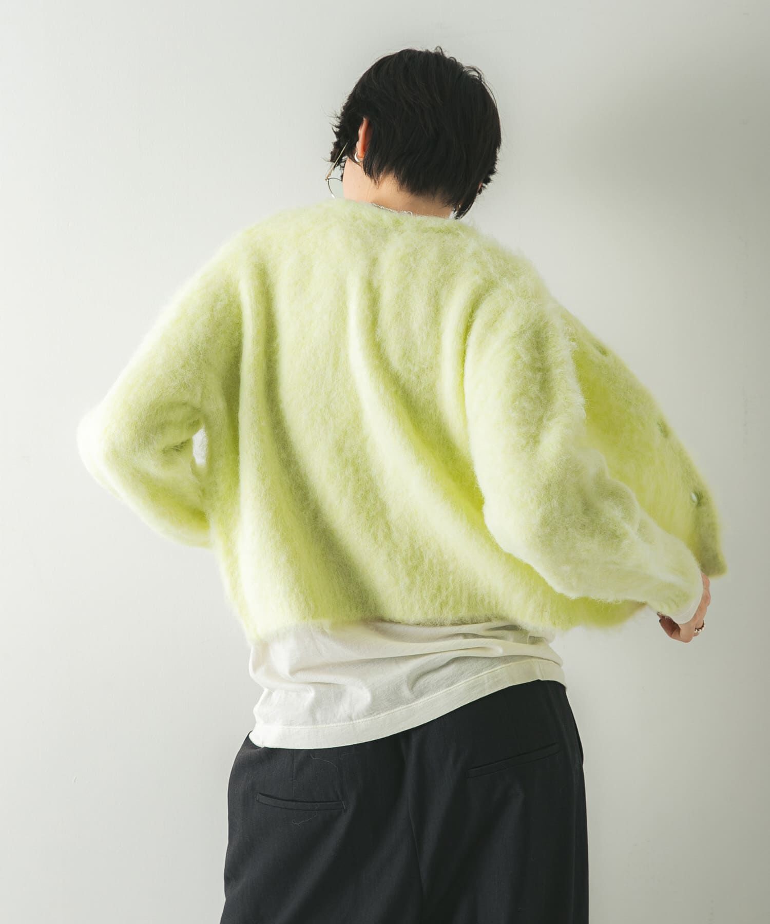 URBAN RESEARCH「ブラッシュシャギーニットカーディガン」|カーディガン|