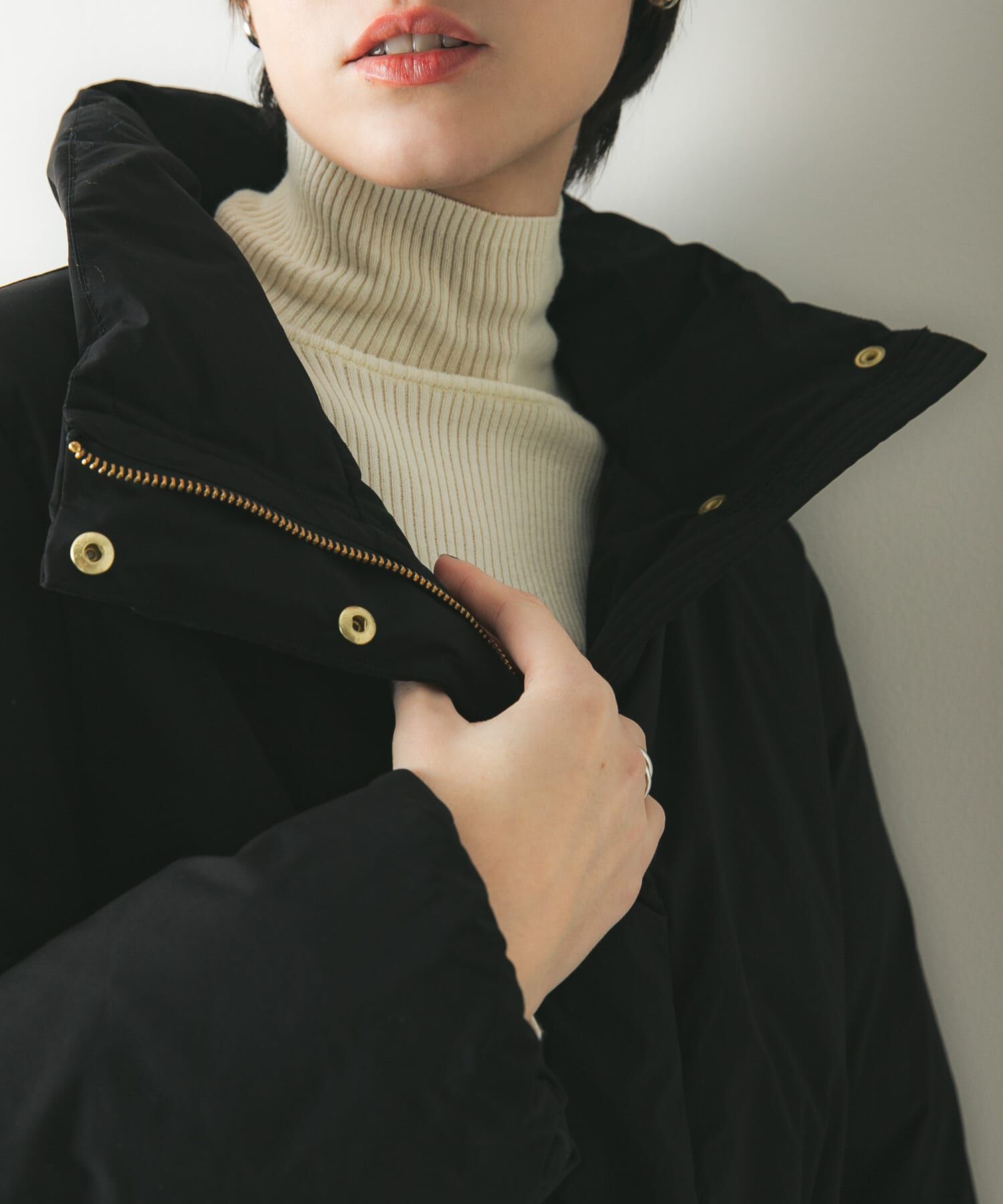 URBAN RESEARCH「スタンドカラードロストダウンコート」|ダウン|