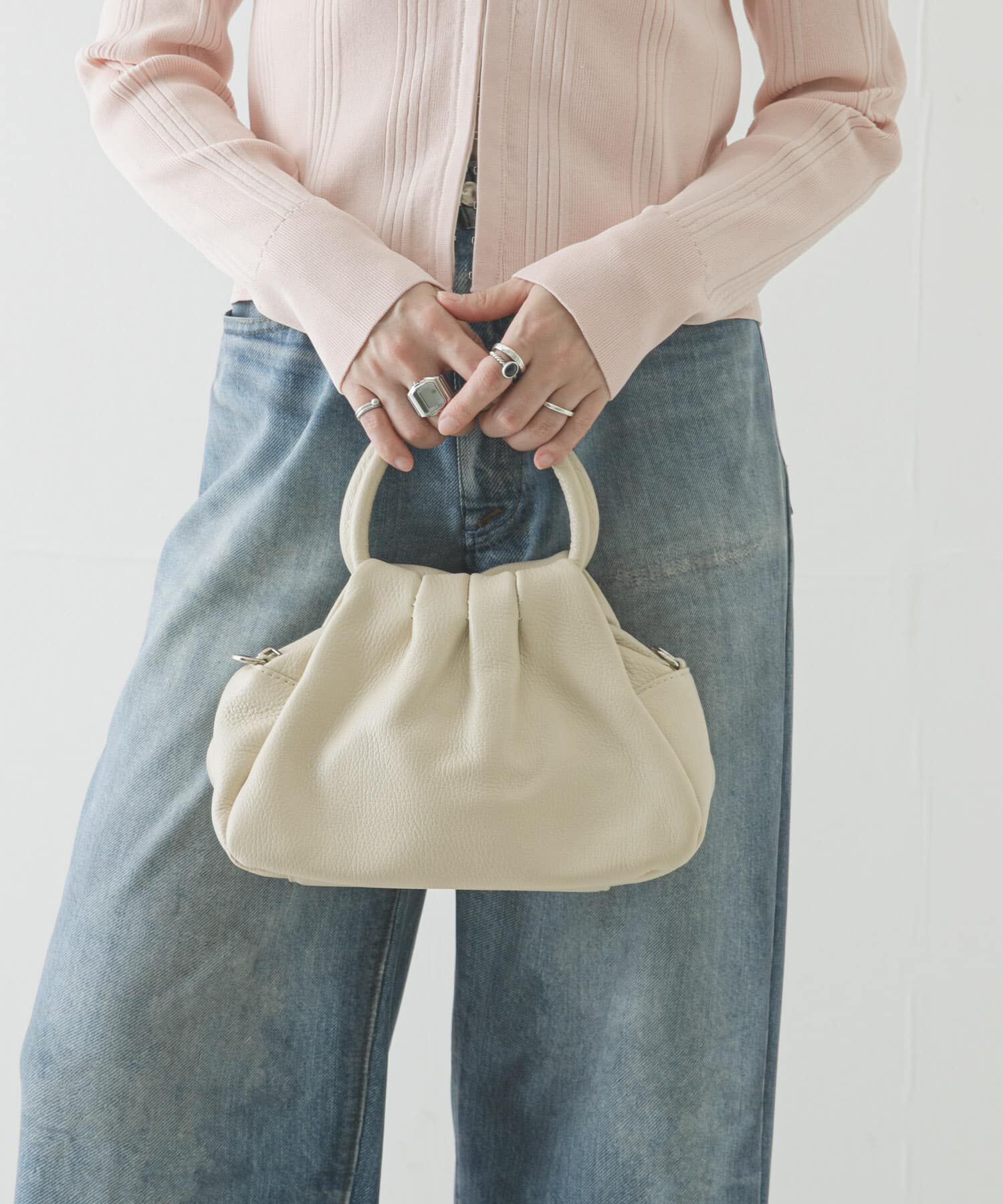 URBAN RESEARCH「レザーハンドバッグ」|ハンドバッグ|