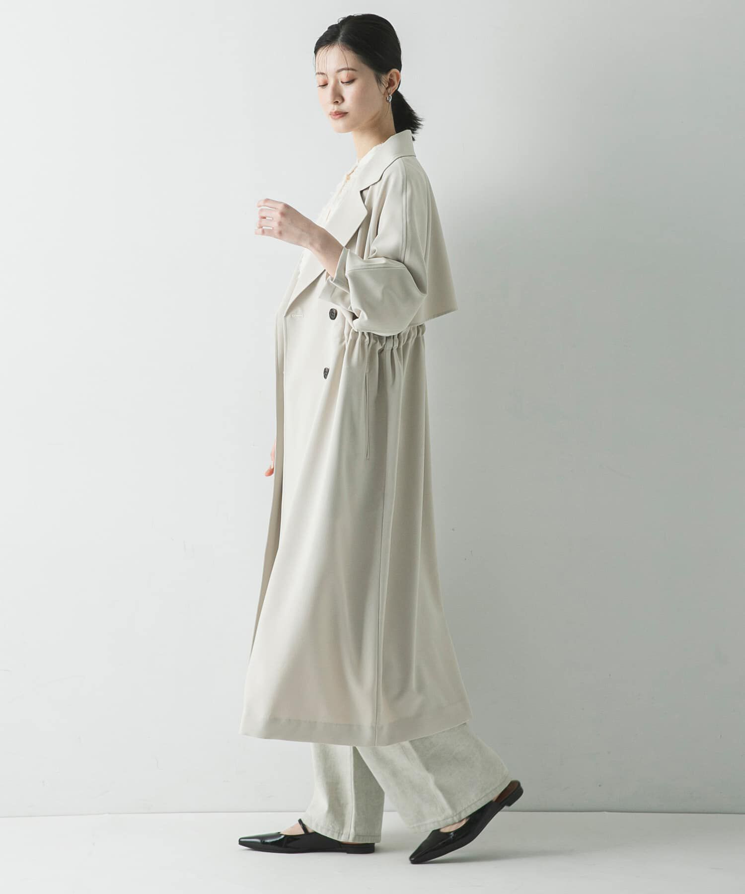 URBAN RESEARCH「『撥水/UVカット』ドロストトレンチコート」|トレンチコート|