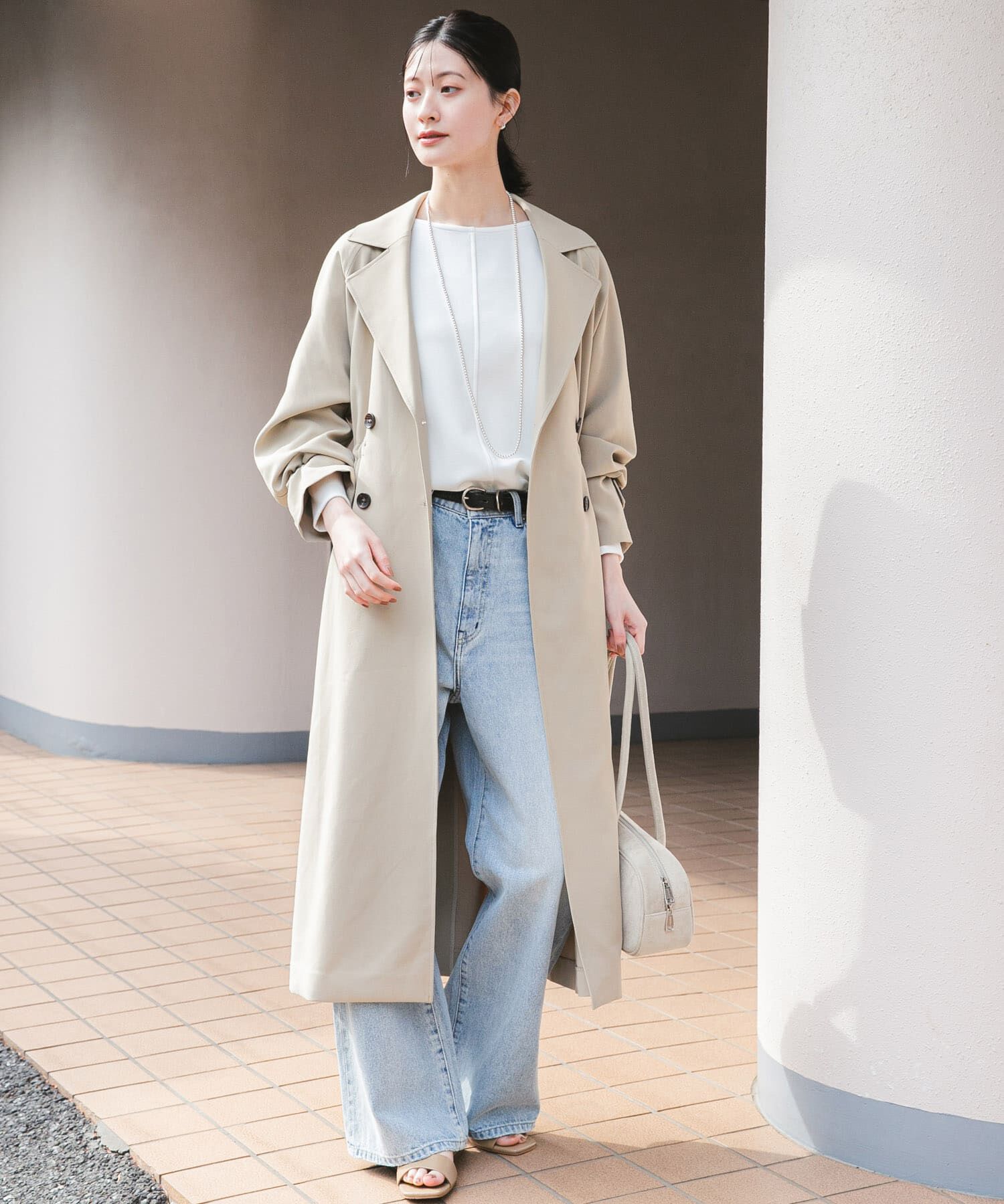 URBAN RESEARCH「『撥水/UVカット』ドロストトレンチコート」|トレンチコート|