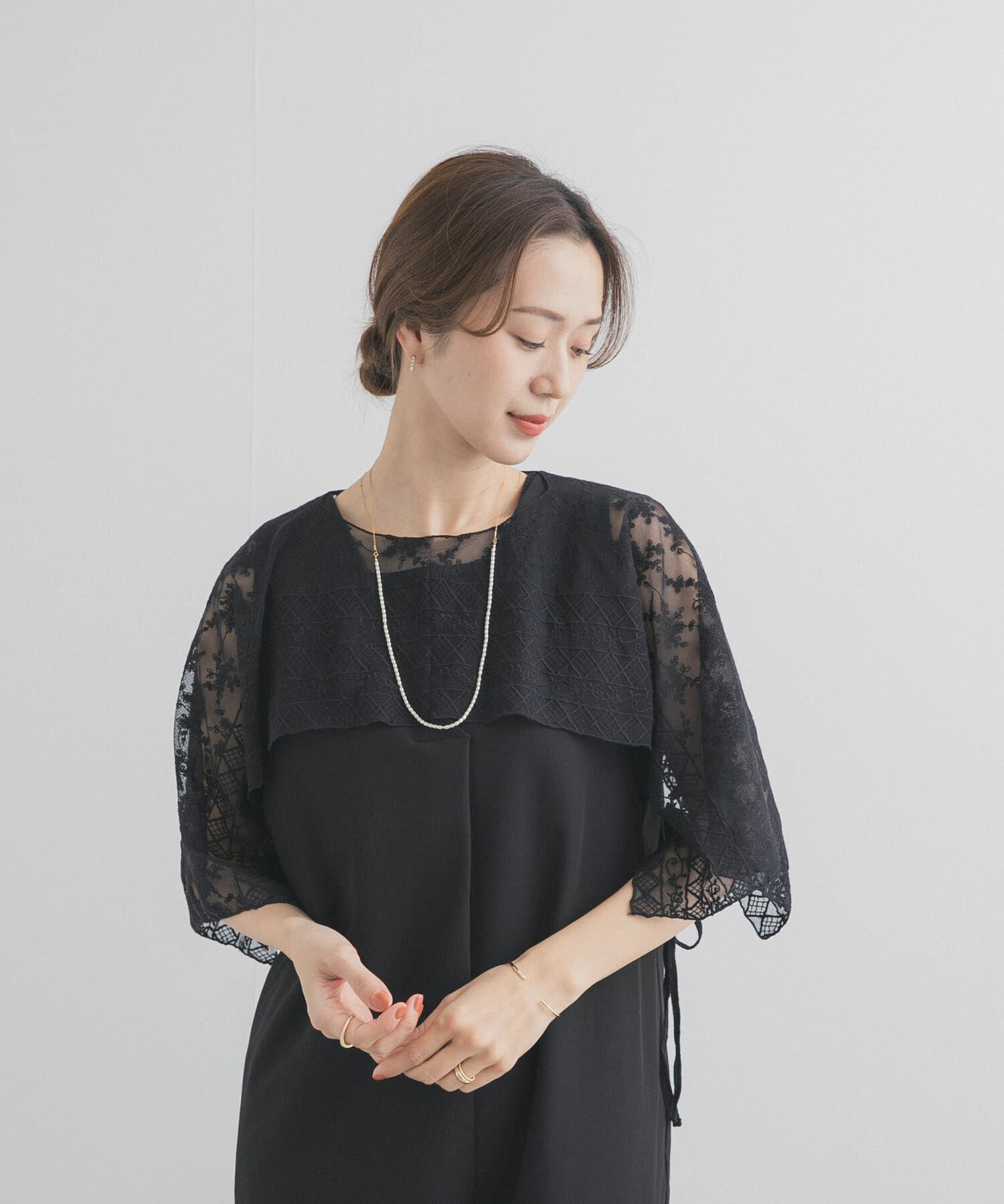 URBAN RESEARCH DOORS「2WAYレースカバー」|ストール|