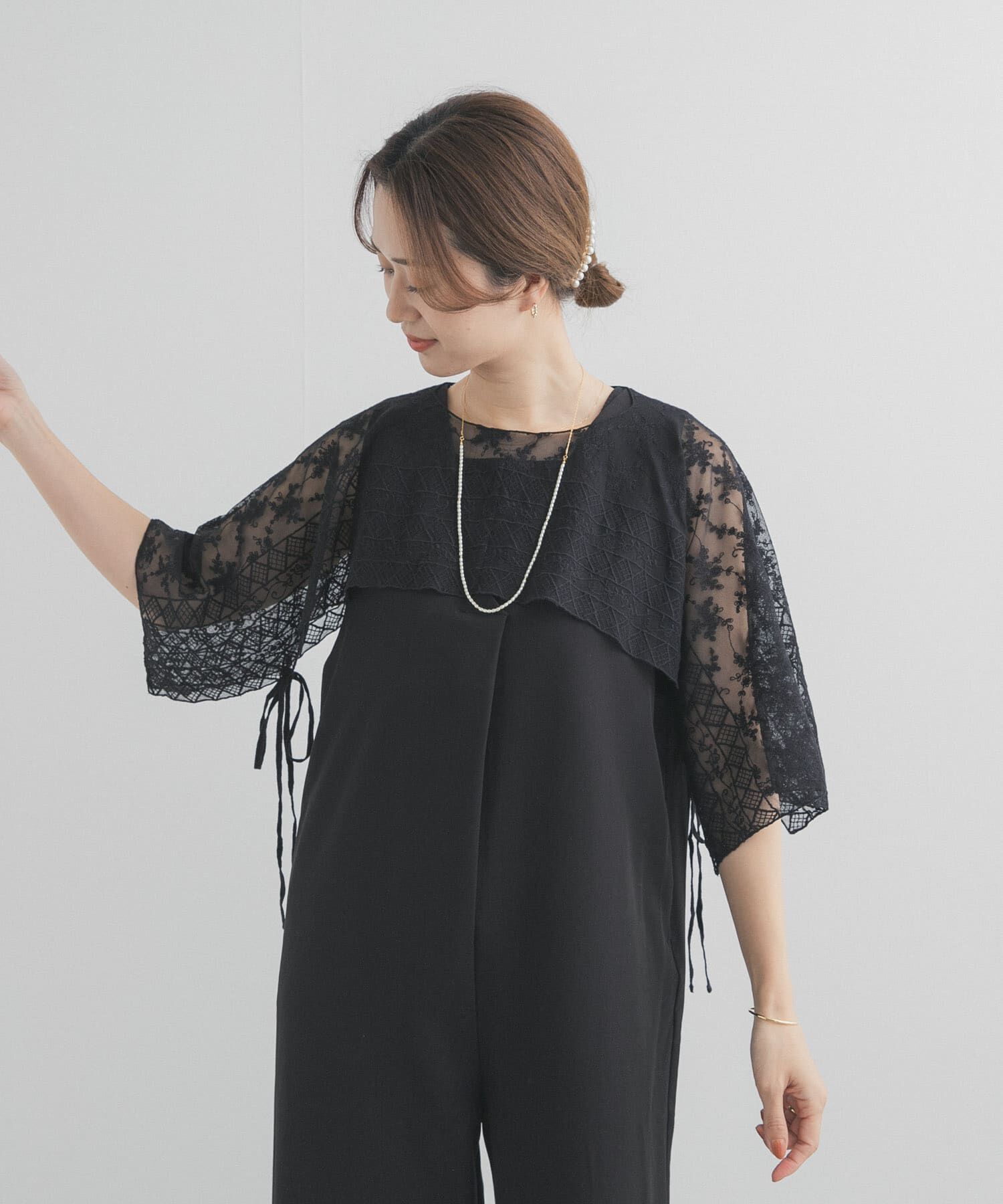 URBAN RESEARCH DOORS「2WAYレースカバー」|ストール|