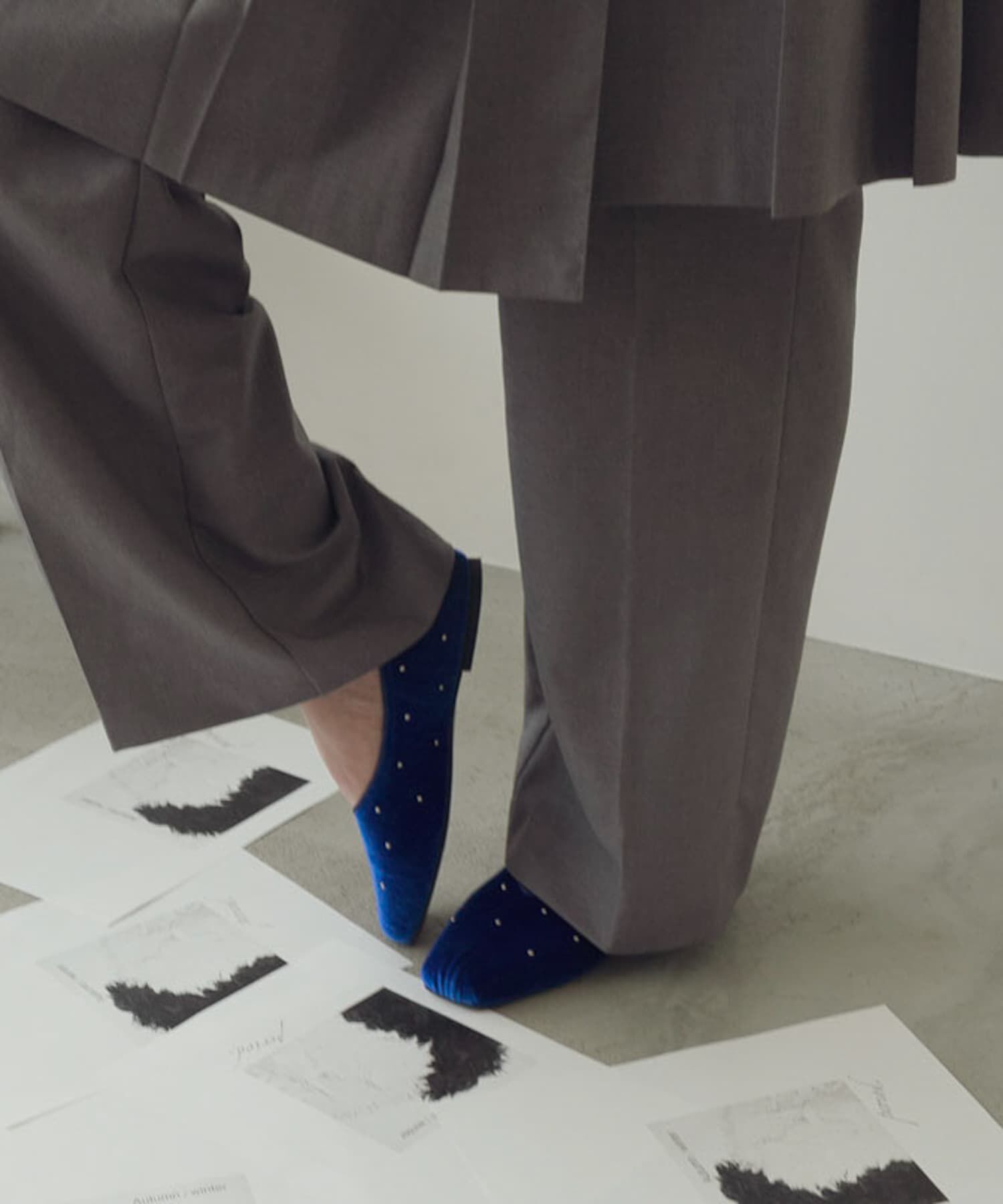  「スタッズベロアパンプス」|パンプス|