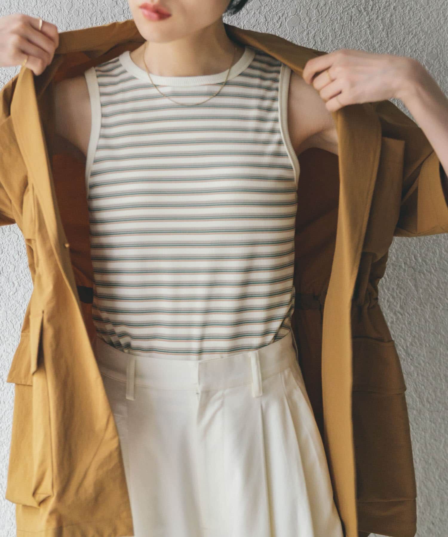  「クロップドタンクトップ」|タンクトップ|