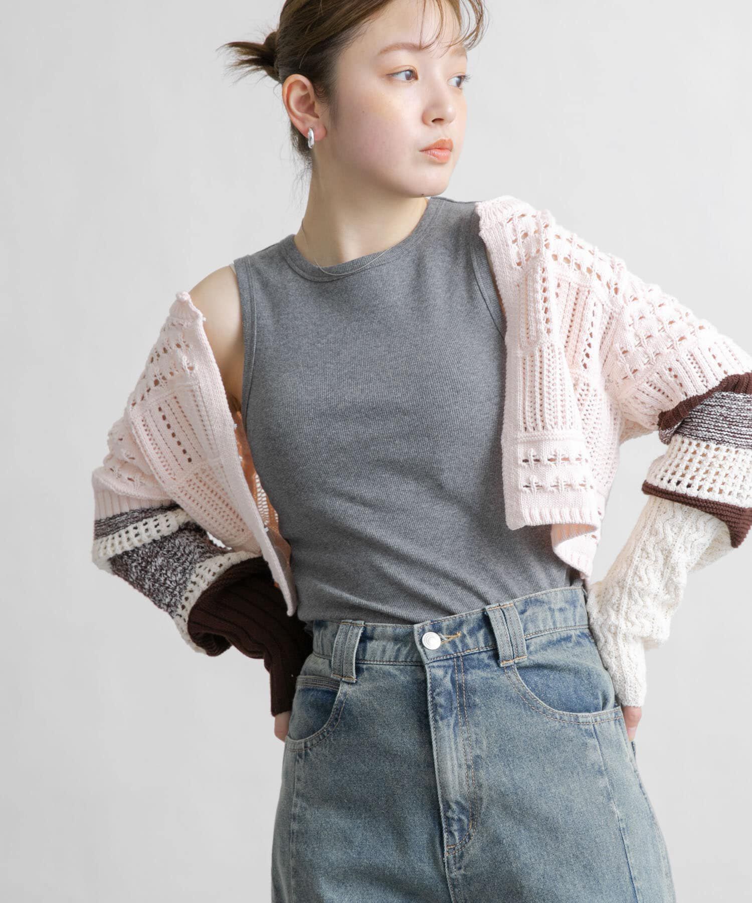  「クロップドタンクトップ」|タンクトップ|