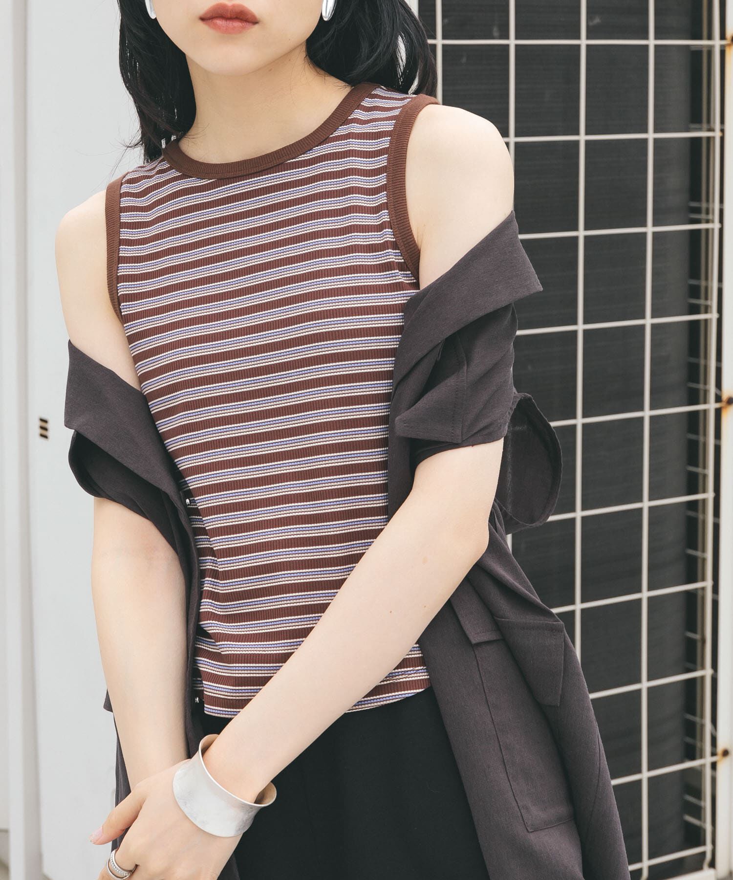  「クロップドタンクトップ」|タンクトップ|