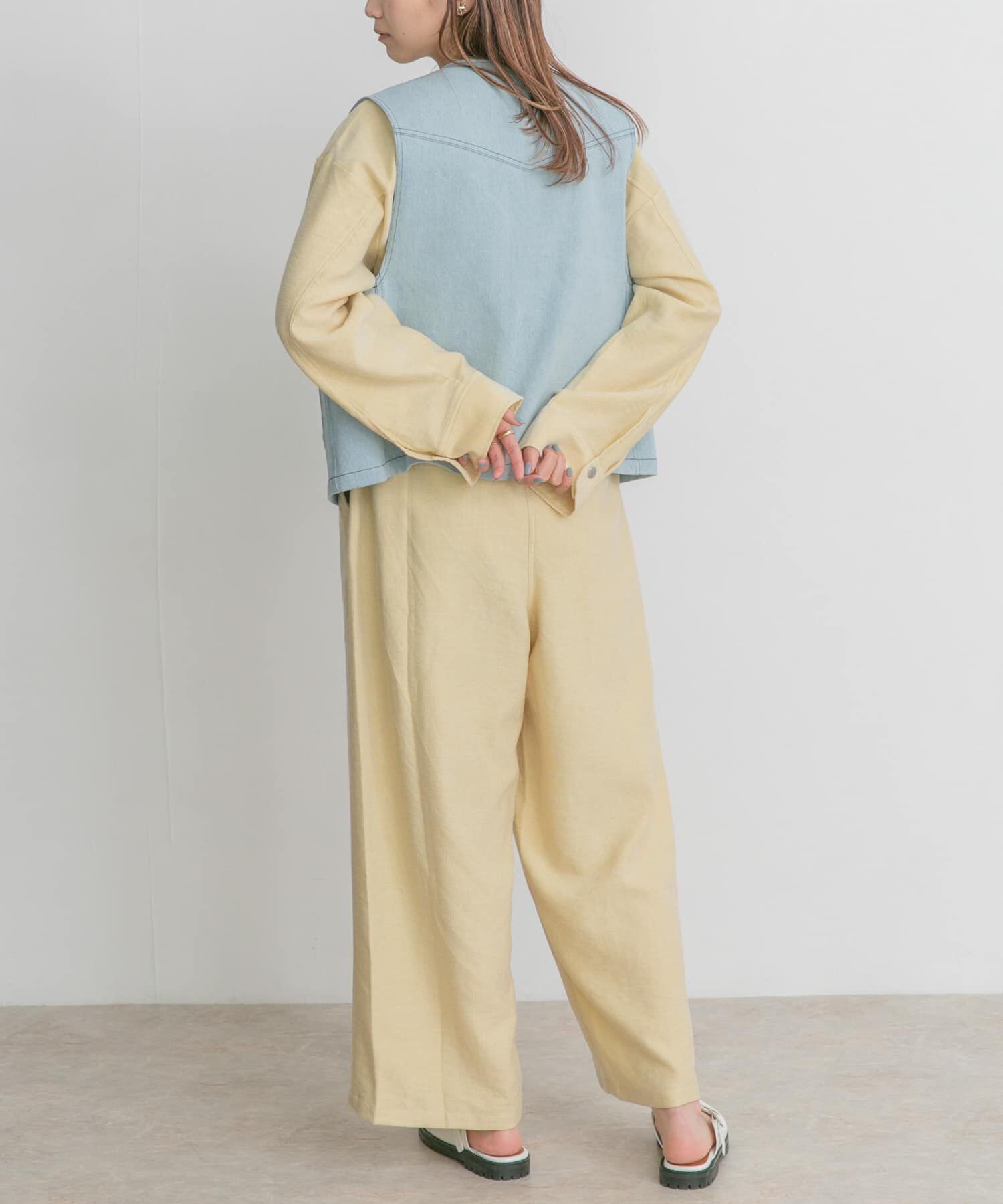  「BIGシルエットジャンプスーツ」|スカート|