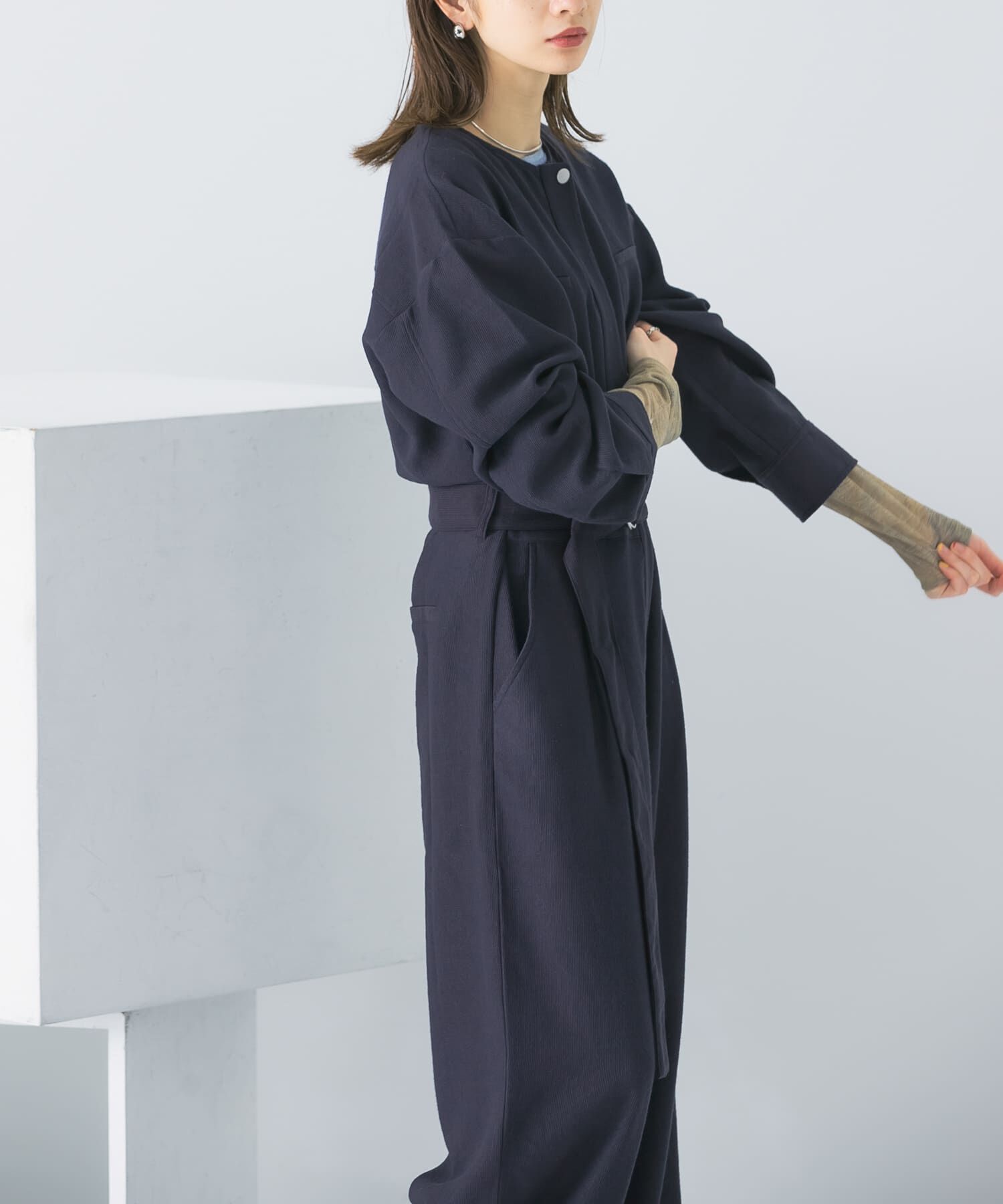  「BIGシルエットジャンプスーツ」|スカート|