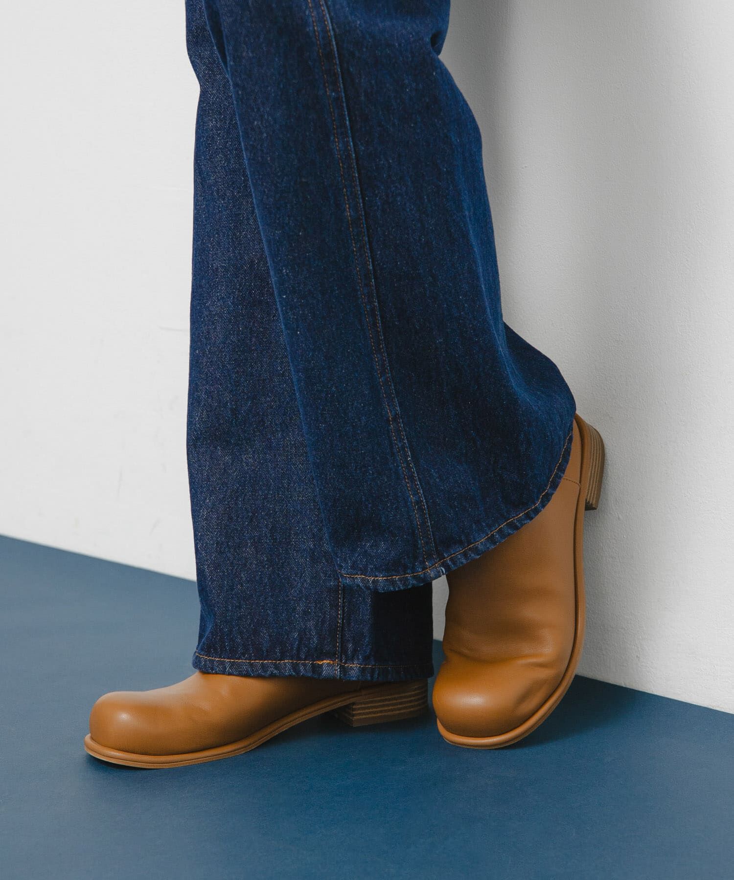  「プランプトゥショートブーツ」|ショートブーツ|