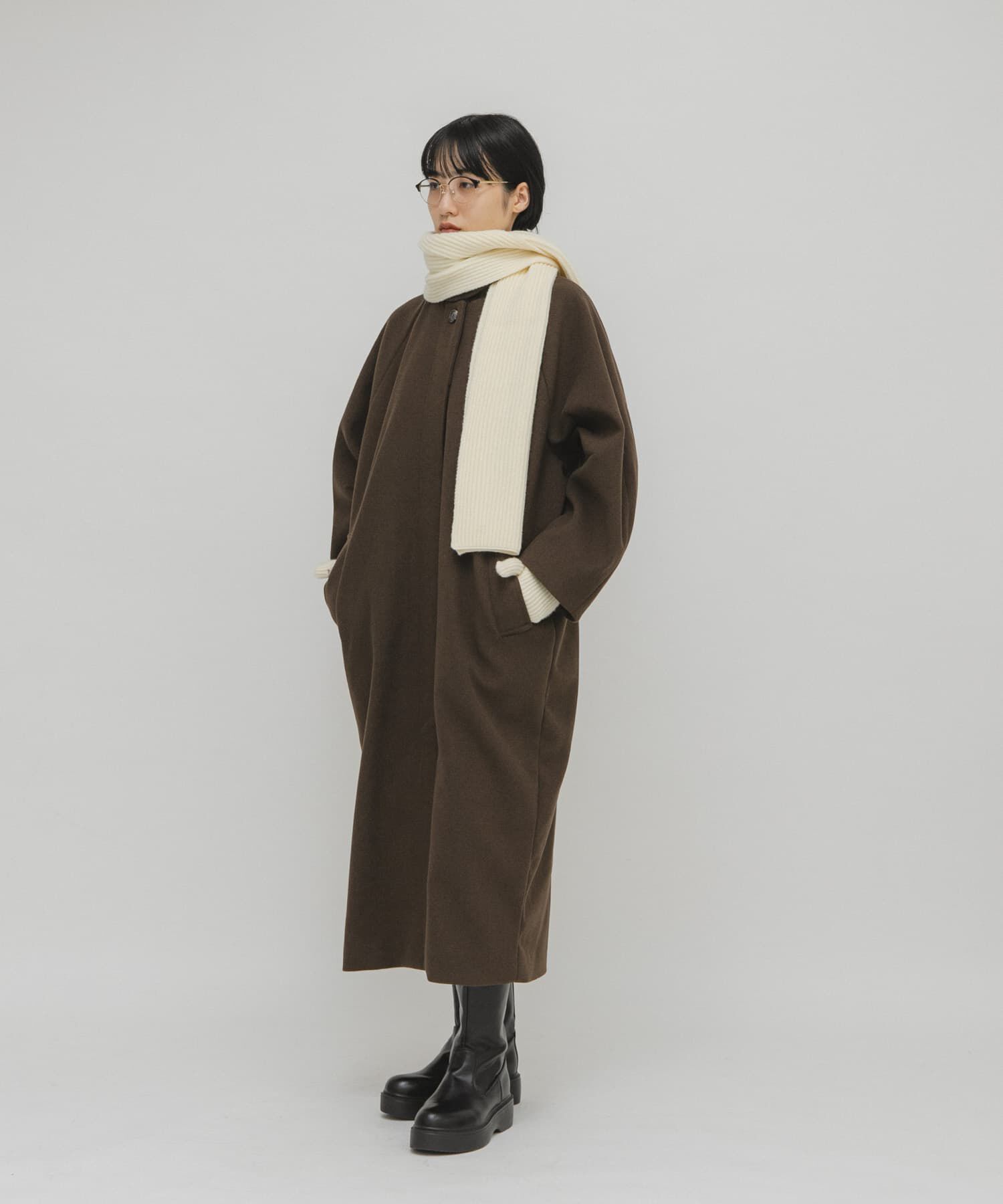  「リブニットマフラー」|マフラー|