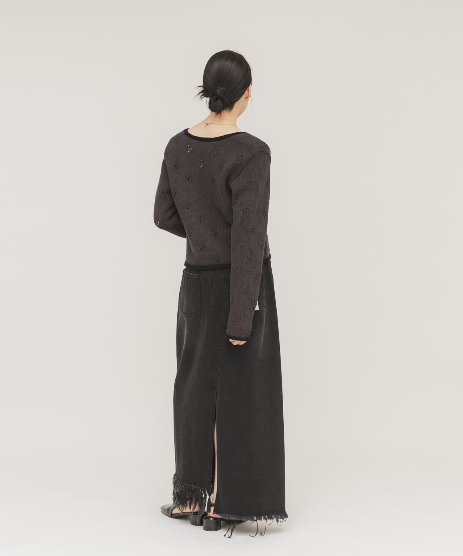  「アイレットコンパクトカーディガン」|カーディガン|