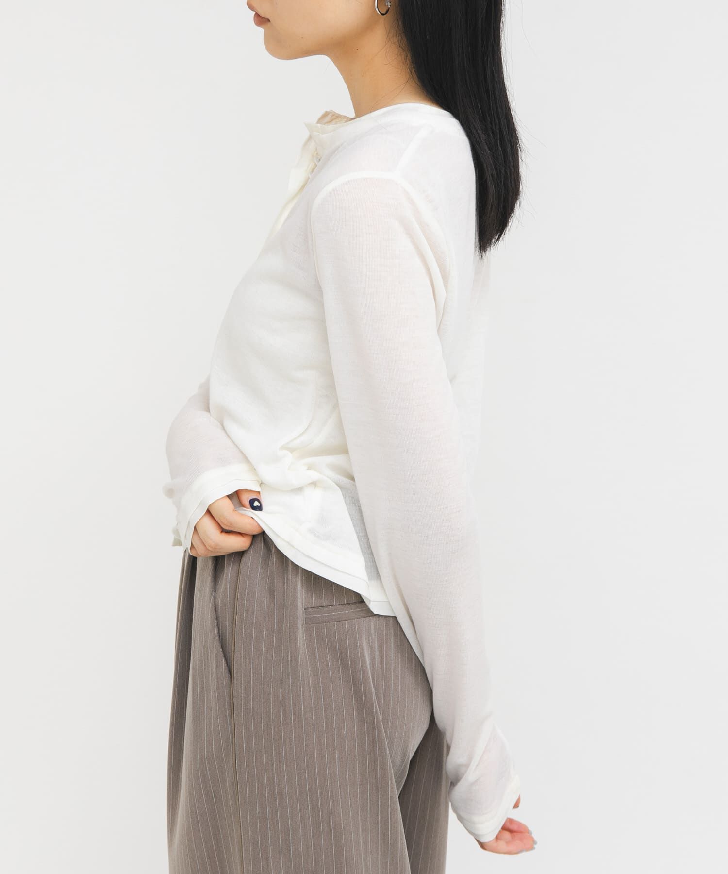  「レイヤードライクカーディガン」|カーディガン|