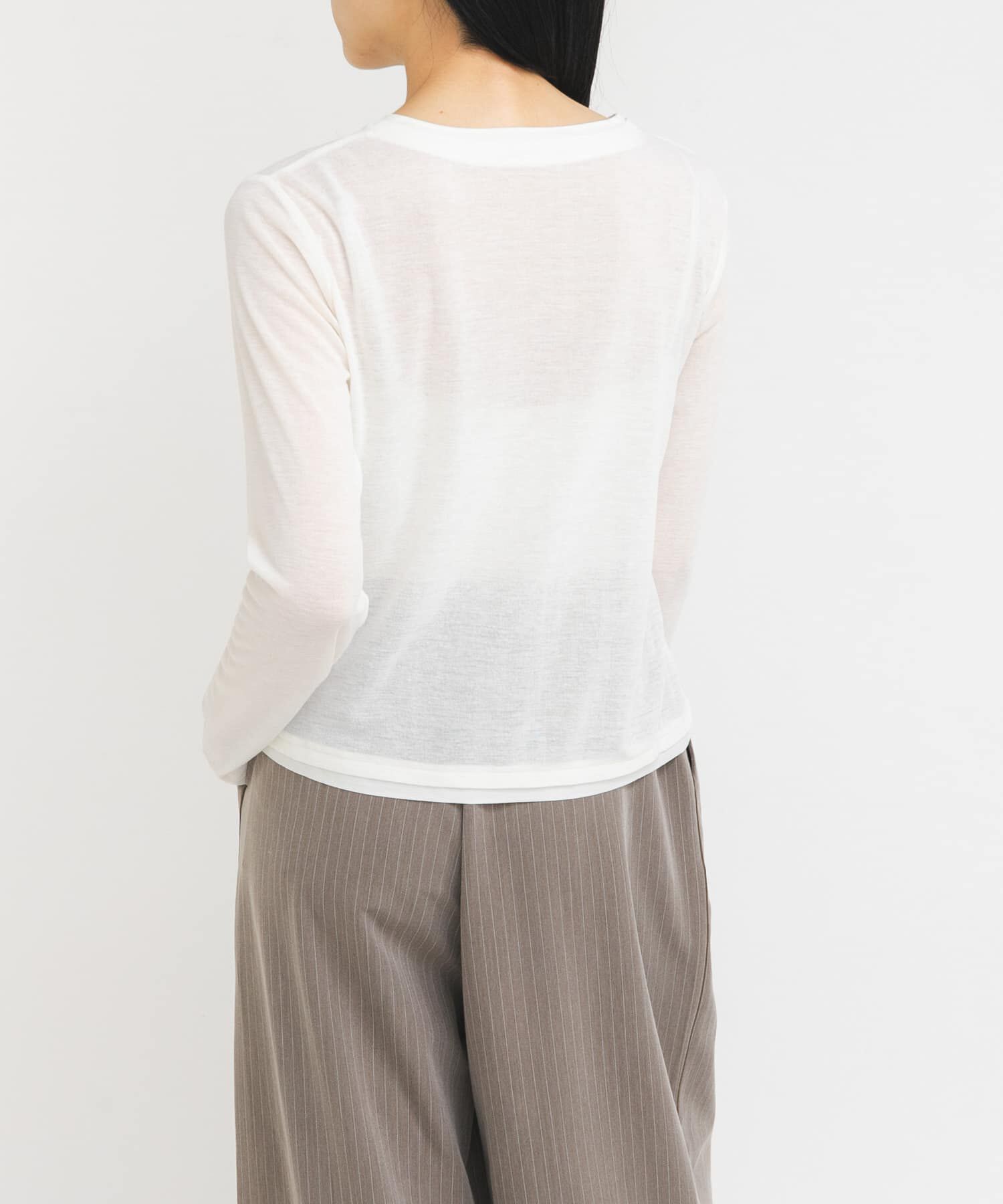  「レイヤードライクカーディガン」|カーディガン|