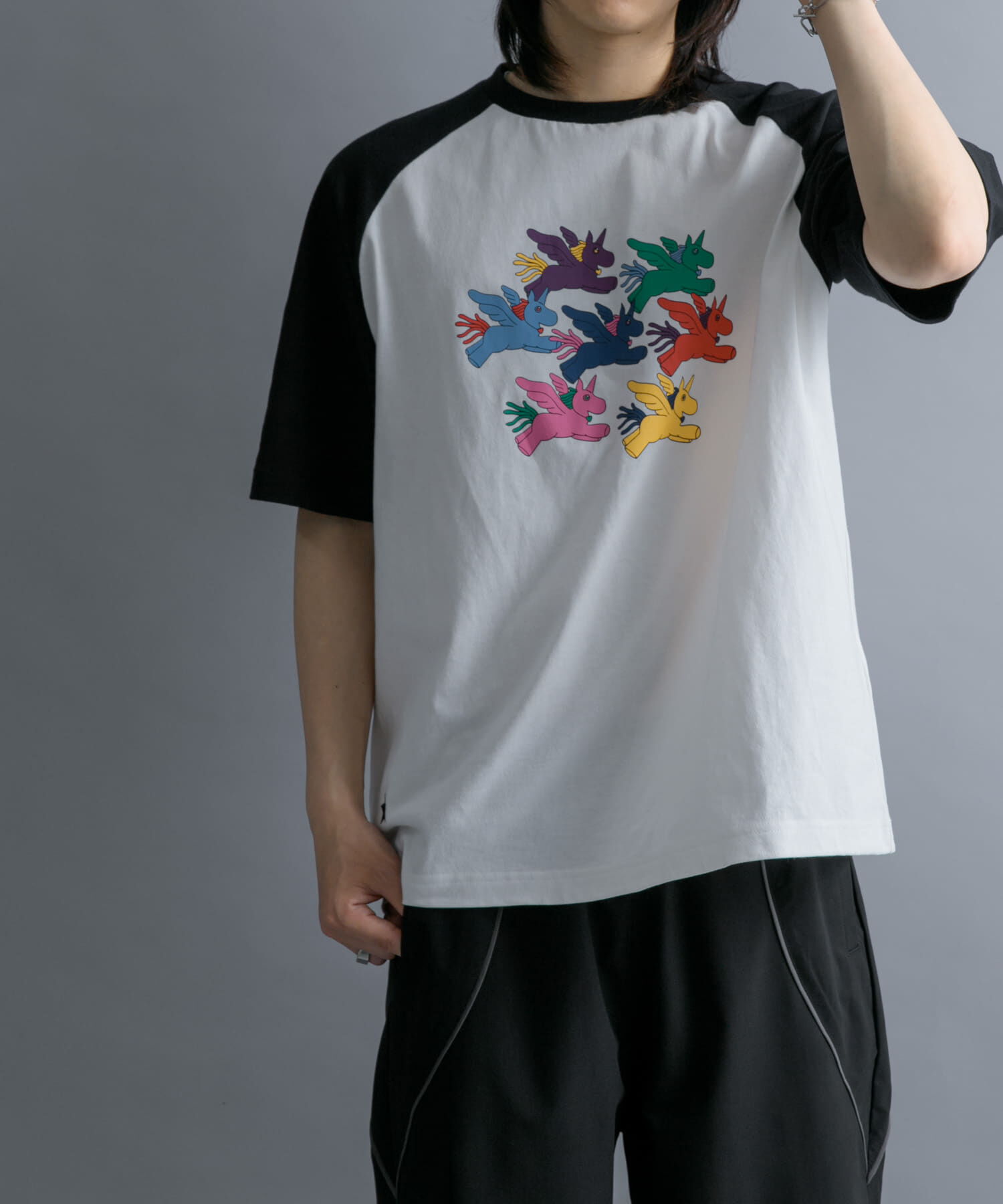 SENSE OF PLACE by URBAN RESEARCH「『別注』SHUHEI KOKI&times;SENSE OF PLACE　ラグランTシャツ」|Tシャツ・カットソー|