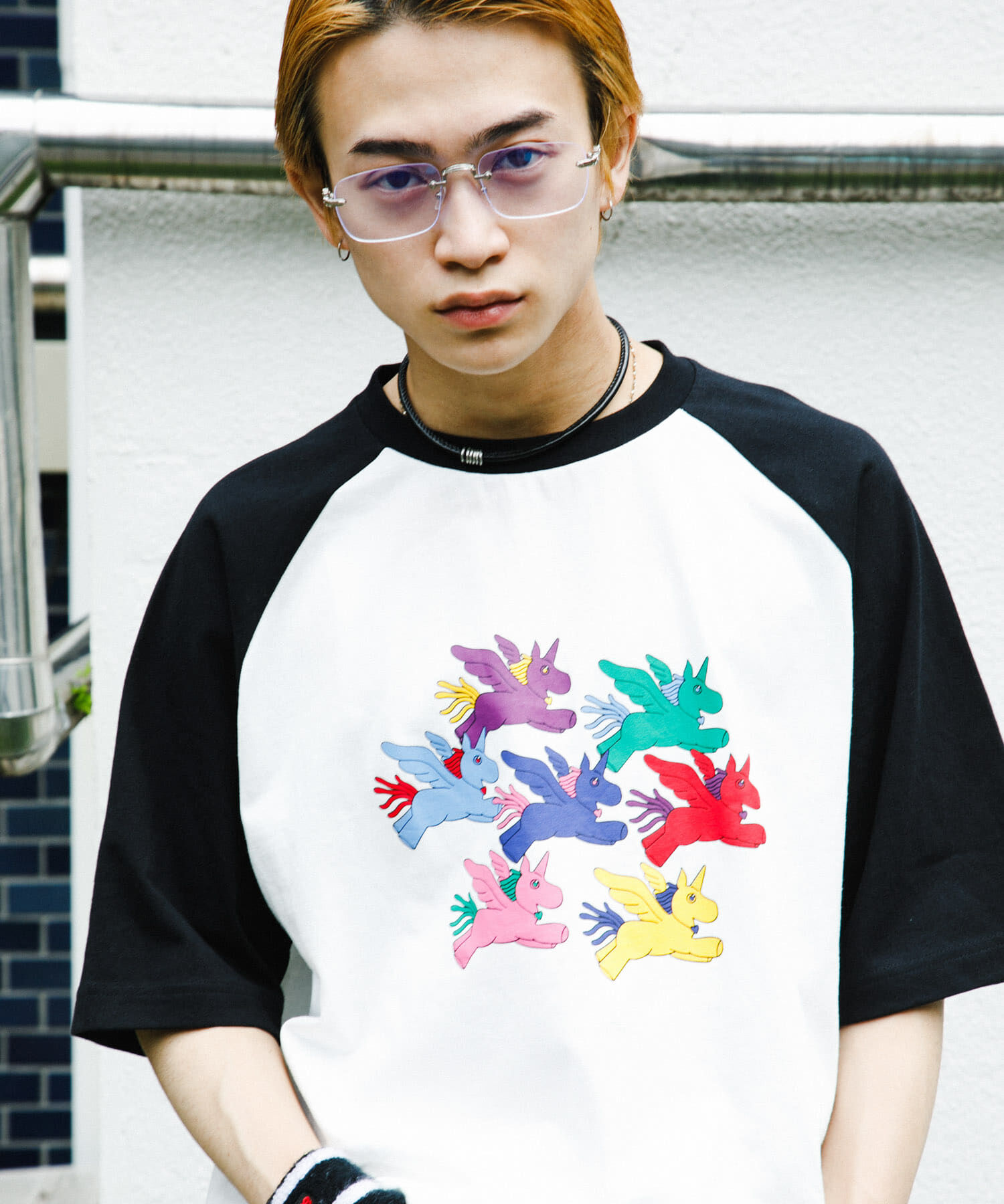 SENSE OF PLACE by URBAN RESEARCH「『別注』SHUHEI KOKI&times;SENSE OF PLACE　ラグランTシャツ」|Tシャツ・カットソー|