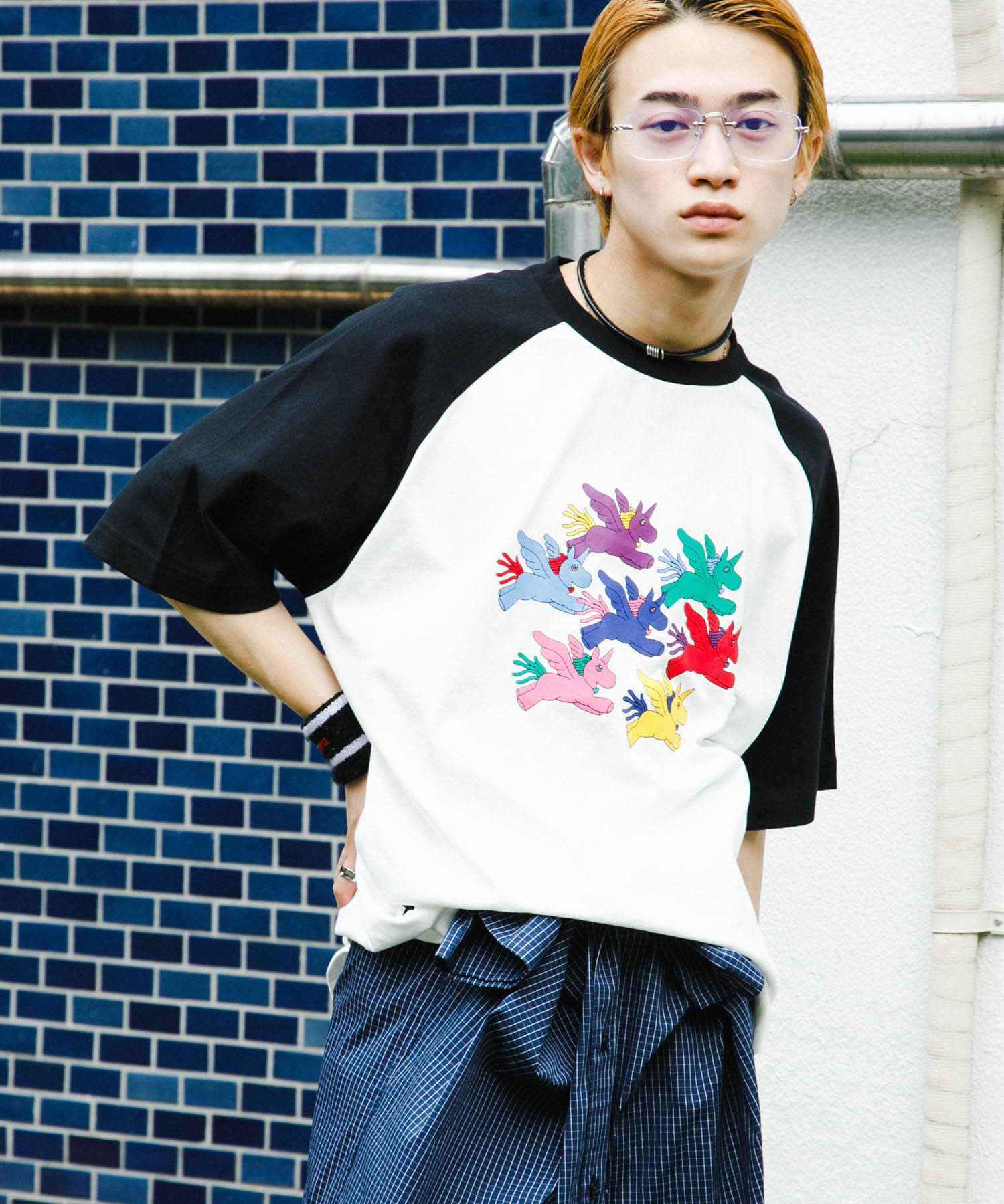 SENSE OF PLACE by URBAN RESEARCH「『別注』SHUHEI KOKI&times;SENSE OF PLACE　ラグランTシャツ」|Tシャツ・カットソー|