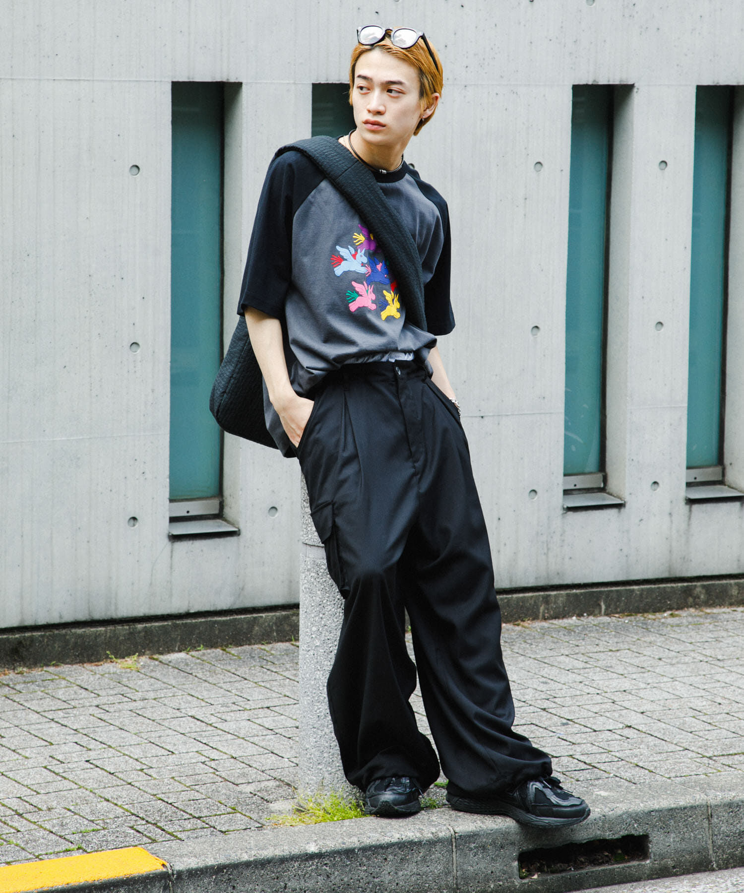 SENSE OF PLACE by URBAN RESEARCH「『別注』SHUHEI KOKI&times;SENSE OF PLACE　ラグランTシャツ」|Tシャツ・カットソー|