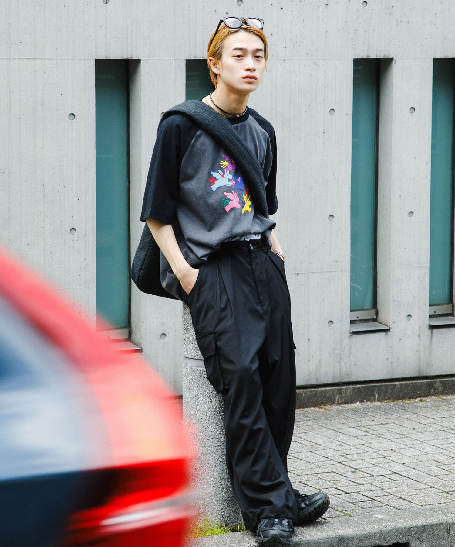 SENSE OF PLACE by URBAN RESEARCH「『別注』SHUHEI KOKI&times;SENSE OF PLACE　ラグランTシャツ」|Tシャツ・カットソー|