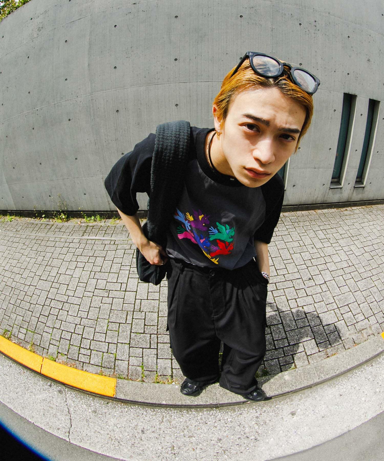 SENSE OF PLACE by URBAN RESEARCH「『別注』SHUHEI KOKI&times;SENSE OF PLACE　ラグランTシャツ」|Tシャツ・カットソー|