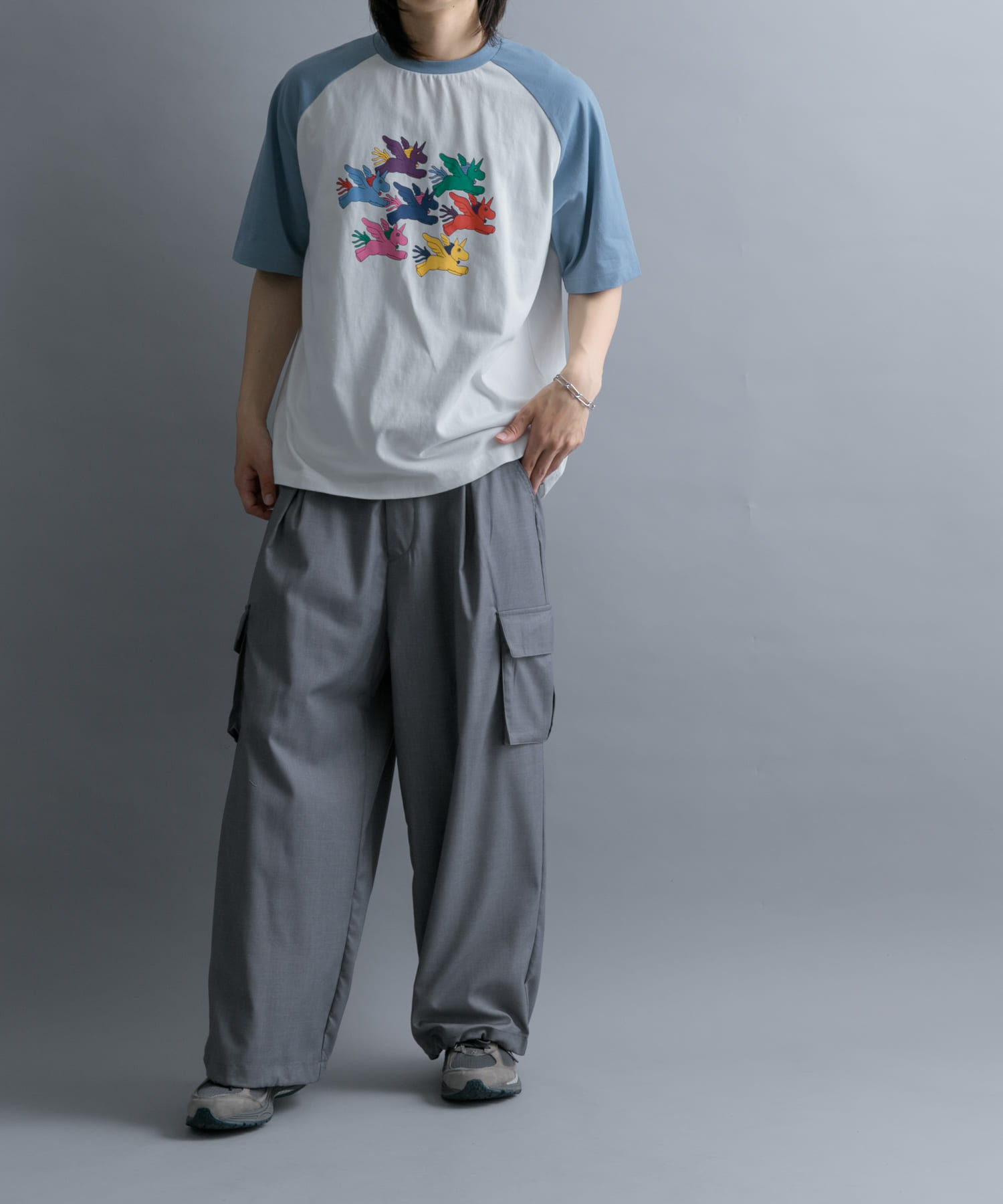 SENSE OF PLACE by URBAN RESEARCH「『別注』SHUHEI KOKI&times;SENSE OF PLACE　ラグランTシャツ」|Tシャツ・カットソー|