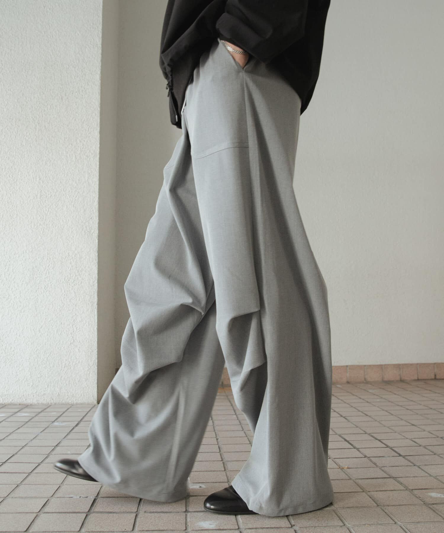 SENSE OF PLACE by URBAN RESEARCH「イージーパラシュートパンツ」|その他|ライトグレー