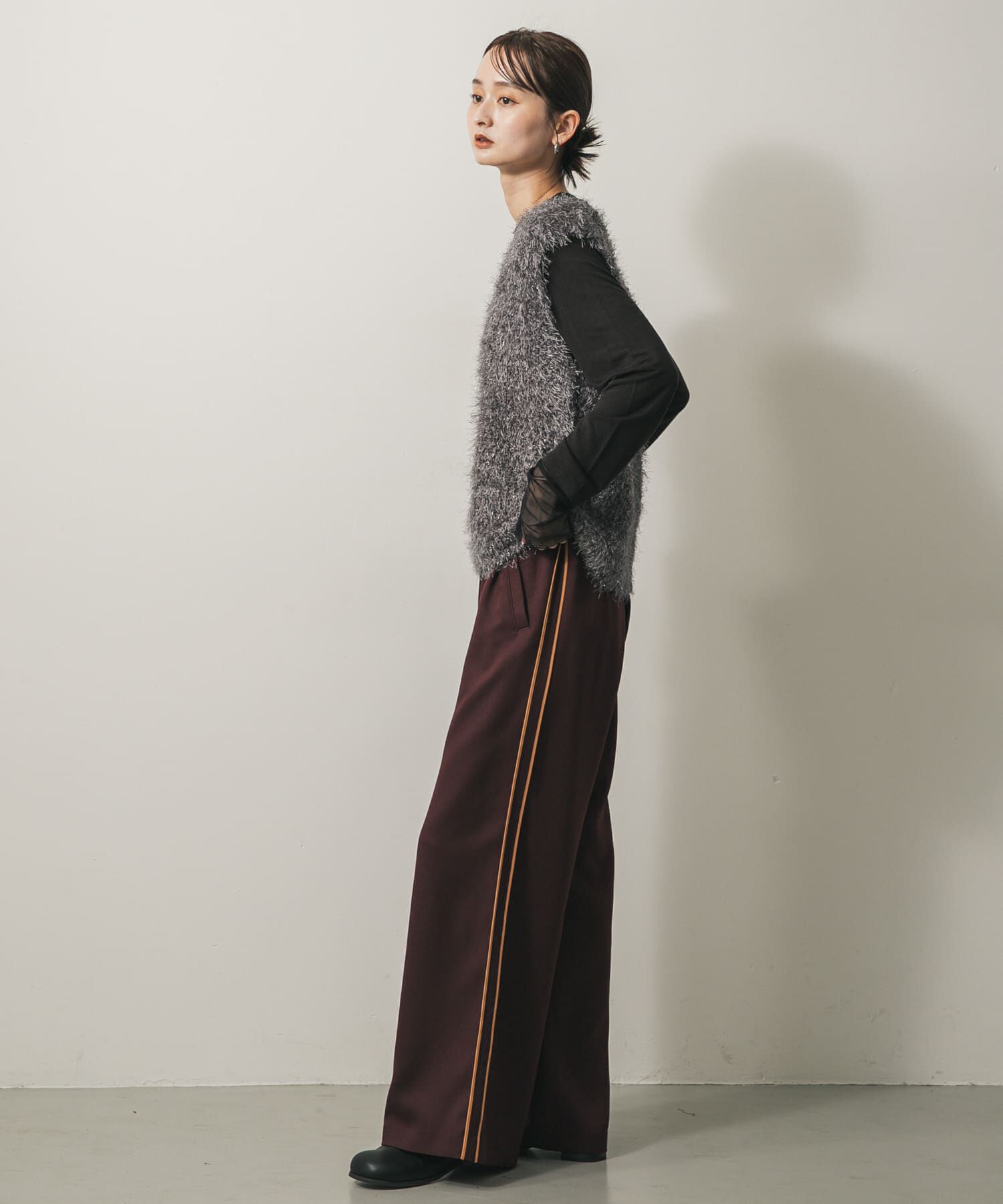 SENSE OF PLACE by URBAN RESEARCH「モールフェザーニットベスト」|ベスト・ジレ|