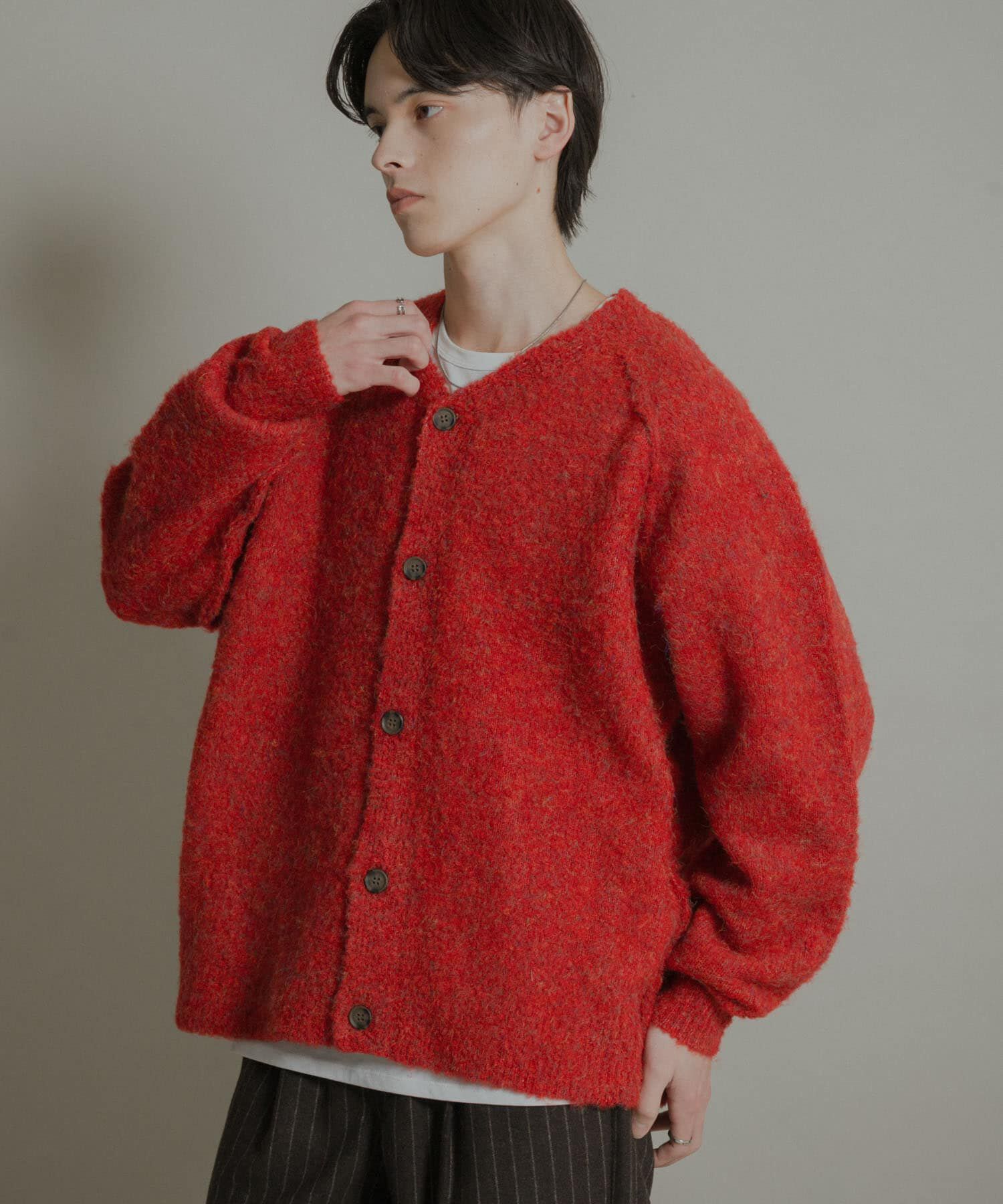 SENSE OF PLACE by URBAN RESEARCH「ブークレVネックカーディガン」|カーディガン|