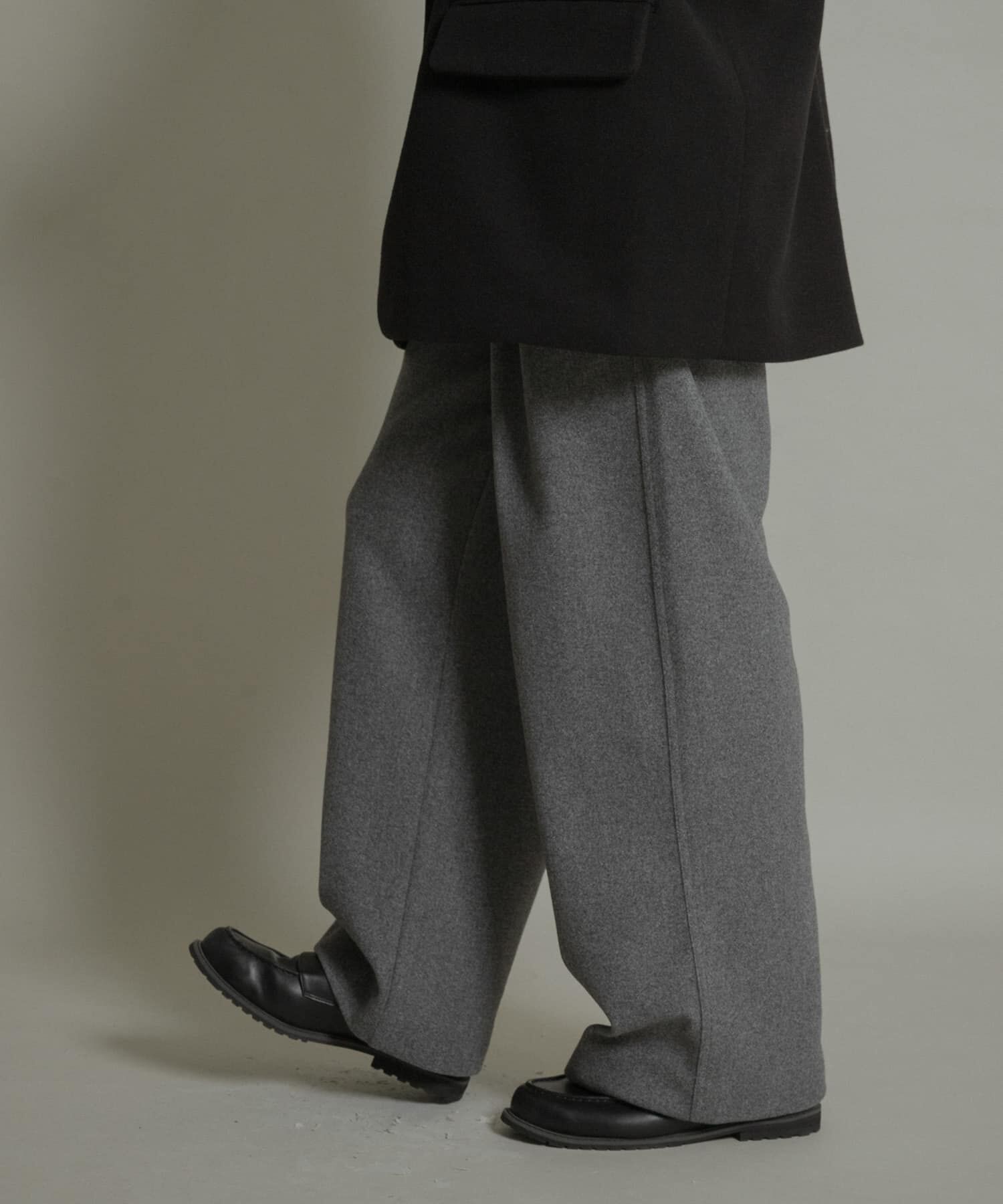 SENSE OF PLACE by URBAN RESEARCH「ジャージメルトンタックワイドパンツ」|その他|