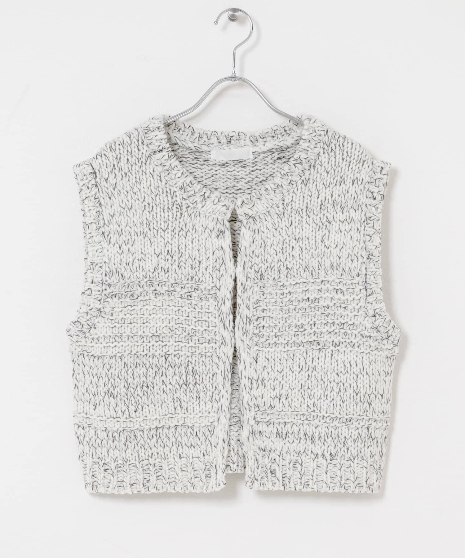 SENSE OF PLACE by URBAN RESEARCH「『洗濯可』ミックスカラーローゲージベスト」|ベスト・ジレ|