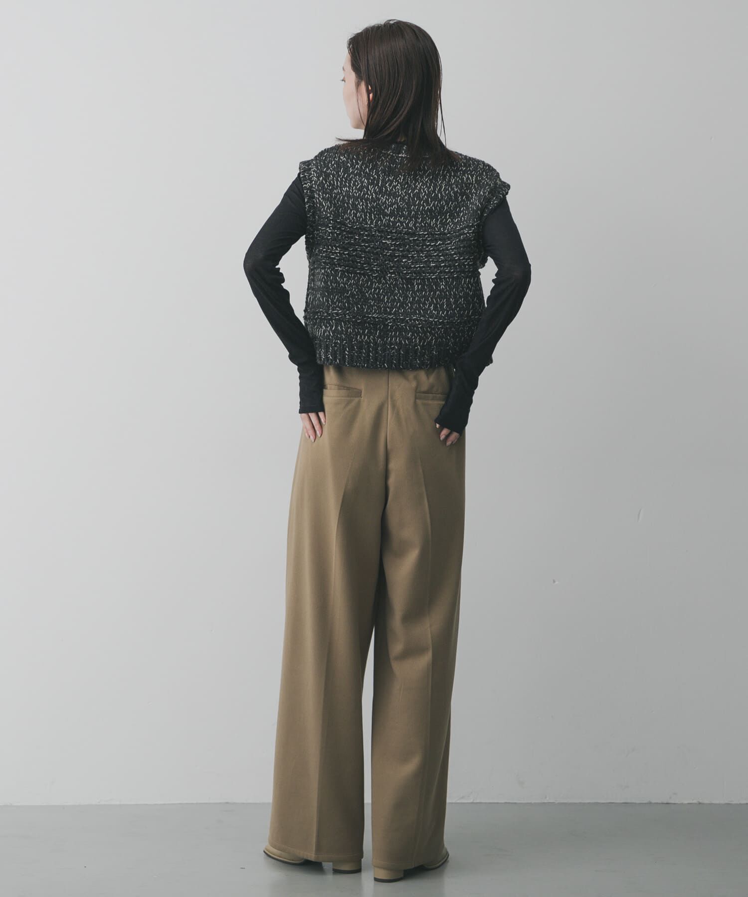 SENSE OF PLACE by URBAN RESEARCH「『洗濯可』ミックスカラーローゲージベスト」|ベスト・ジレ|