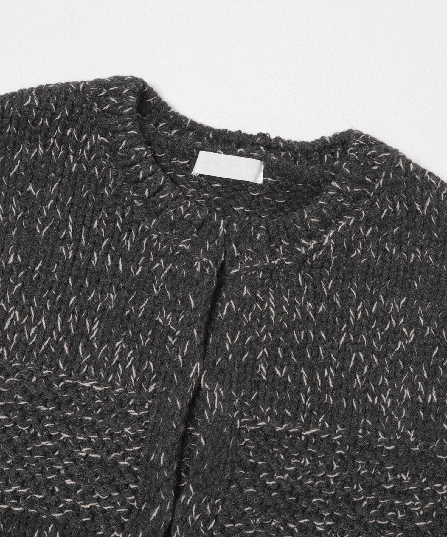 SENSE OF PLACE by URBAN RESEARCH「『洗濯可』ミックスカラーローゲージベスト」|ベスト・ジレ|