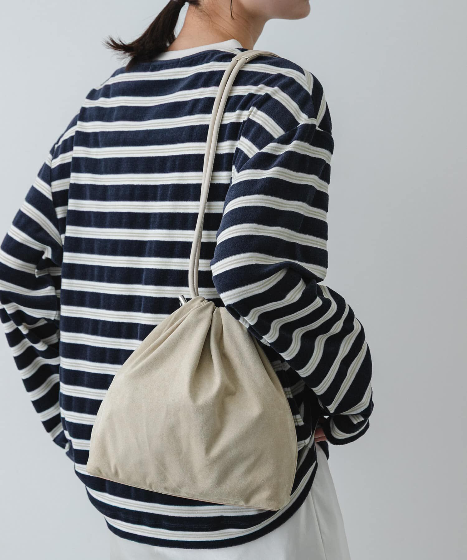 SENSE OF PLACE by URBAN RESEARCH「マチツキキンチャクバッグ」|ハンドバッグ|ベージュ