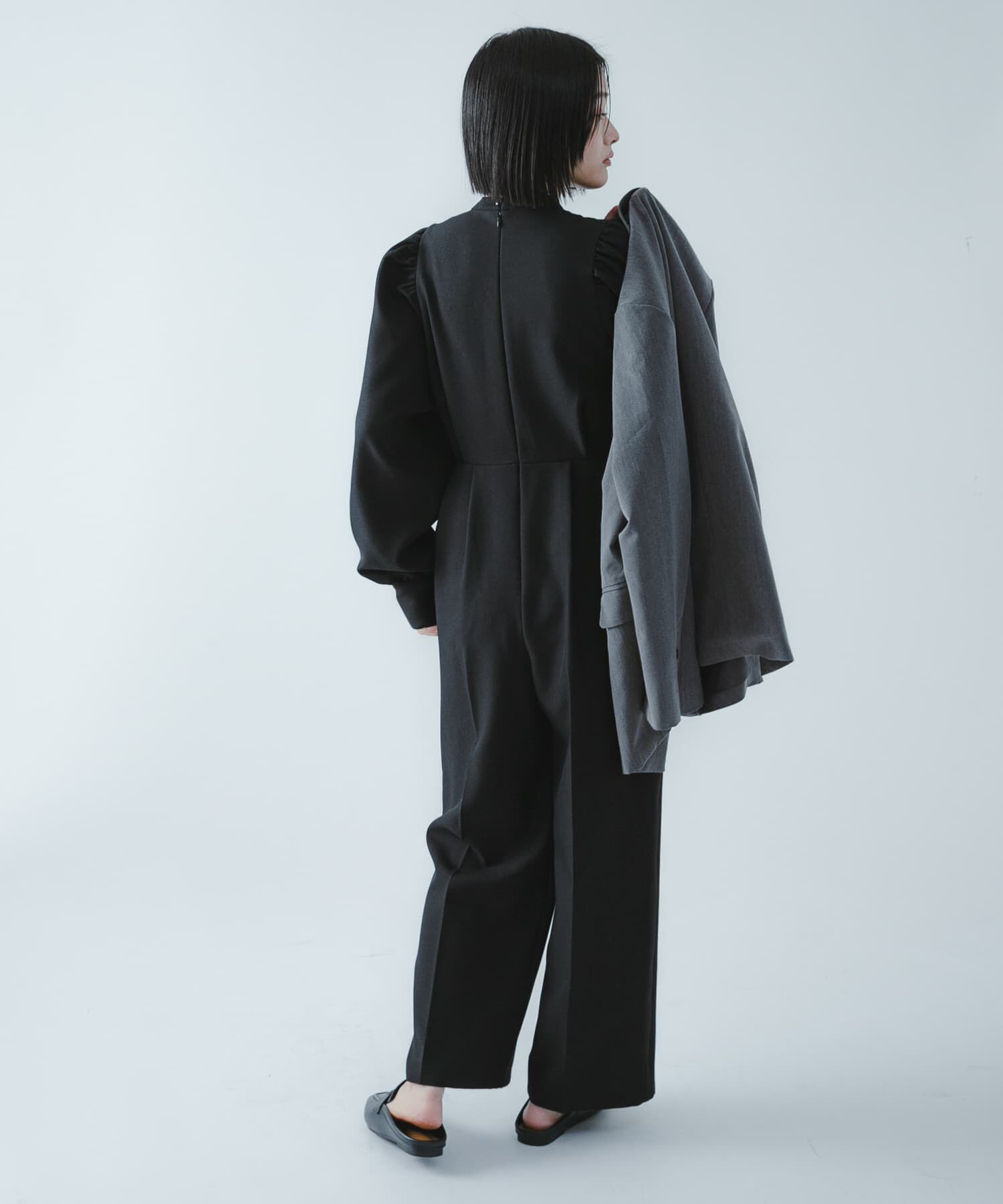 SENSE OF PLACE by URBAN RESEARCH「『撥水/防花粉』SKINProofパフショルダーオールインワン」|ワンピース|