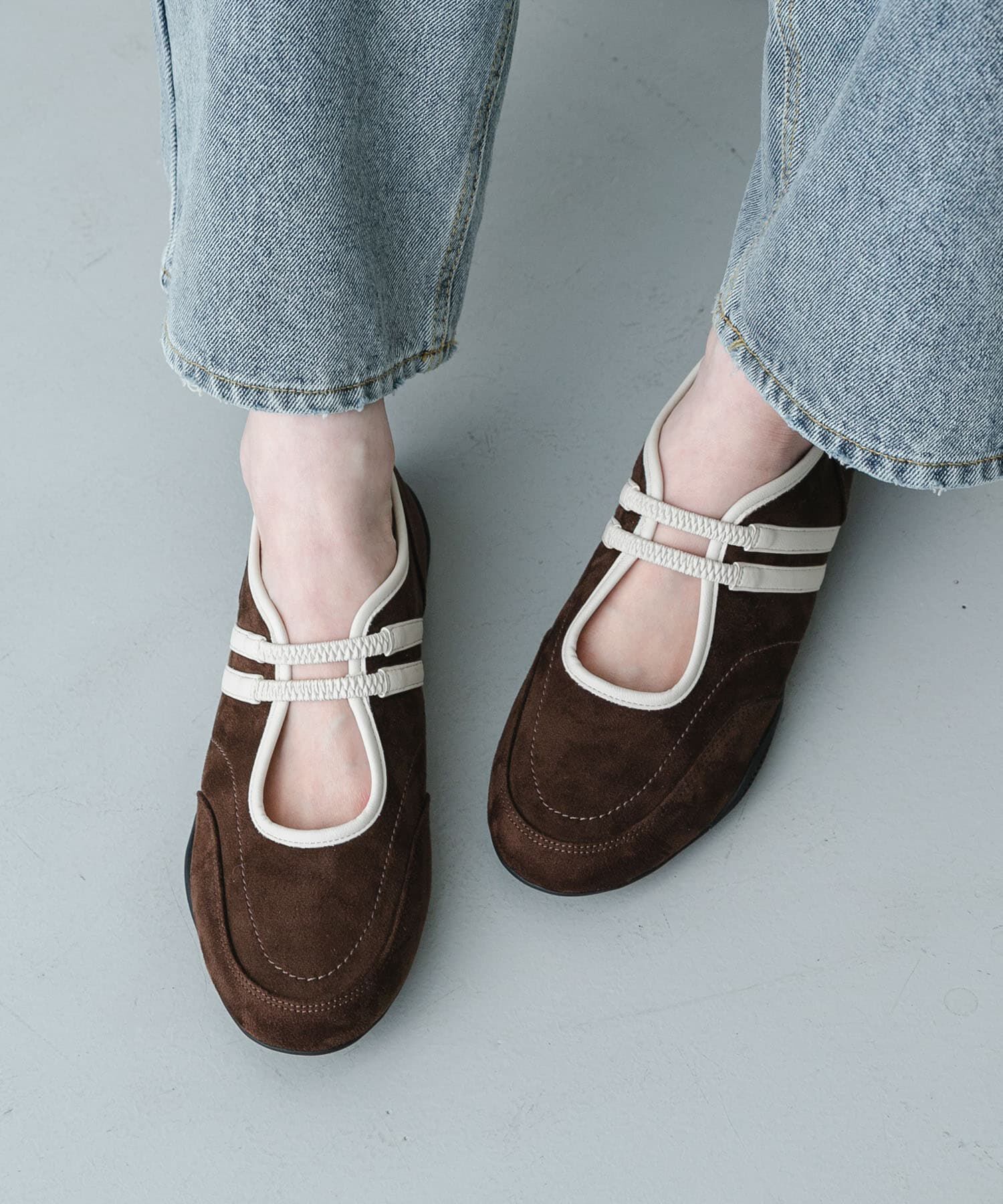 SENSE OF PLACE by URBAN RESEARCH「『軽量』フラットソールバレエスニーカー」|バレエシューズ|