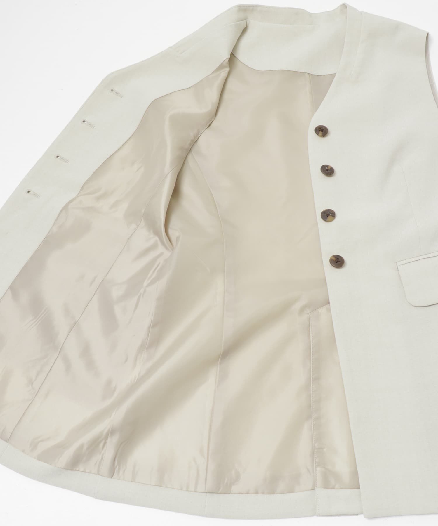 SENSE OF PLACE by URBAN RESEARCH「『UR TECH DRYLUXE』リネンライクジレ」|ベスト・ジレ|