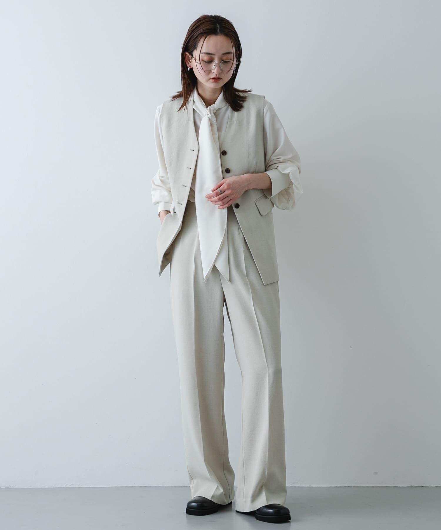 SENSE OF PLACE by URBAN RESEARCH「『UR TECH DRYLUXE』リネンライクジレ」|ベスト・ジレ|