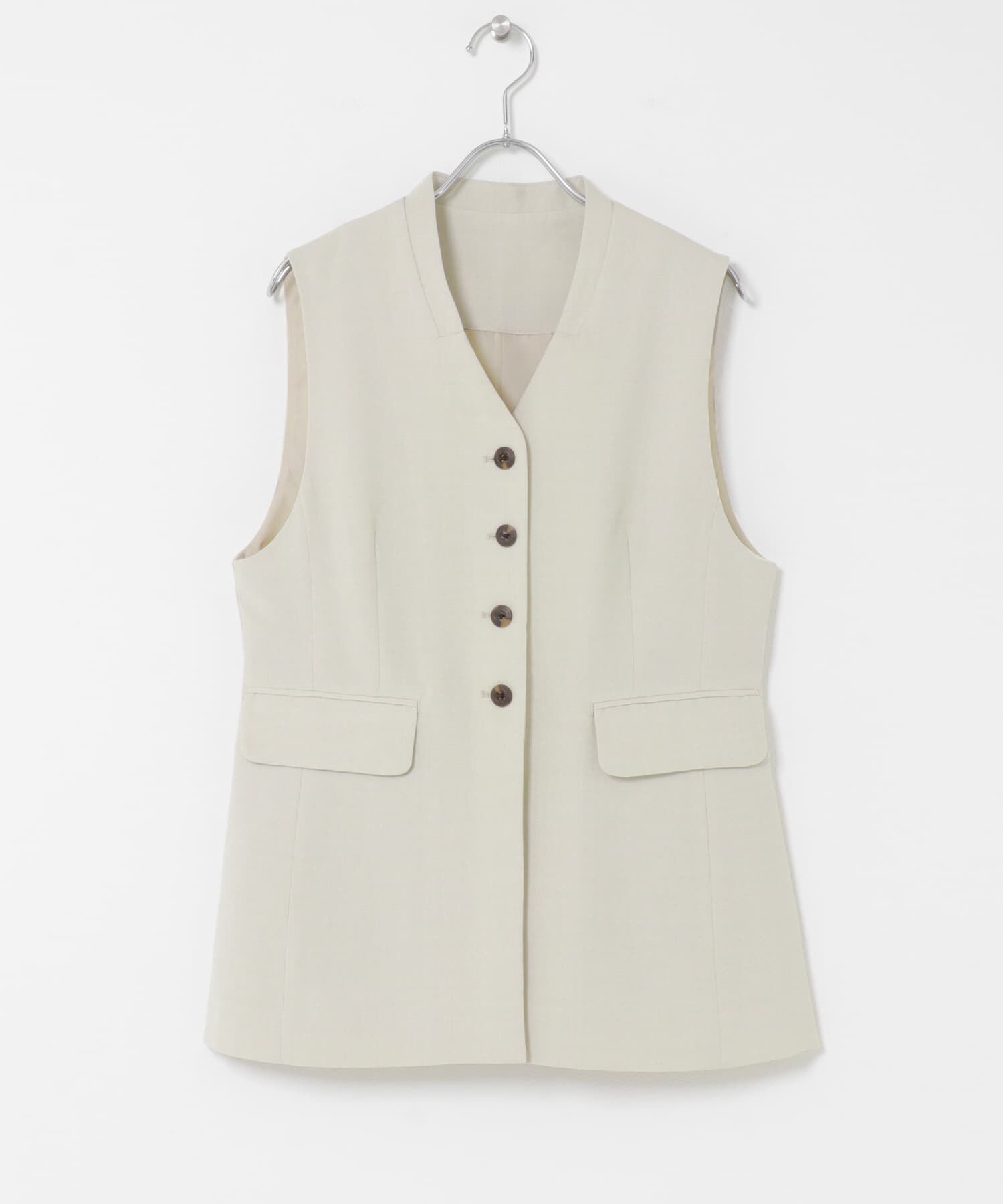 SENSE OF PLACE by URBAN RESEARCH「『UR TECH DRYLUXE』リネンライクジレ」|ベスト・ジレ|