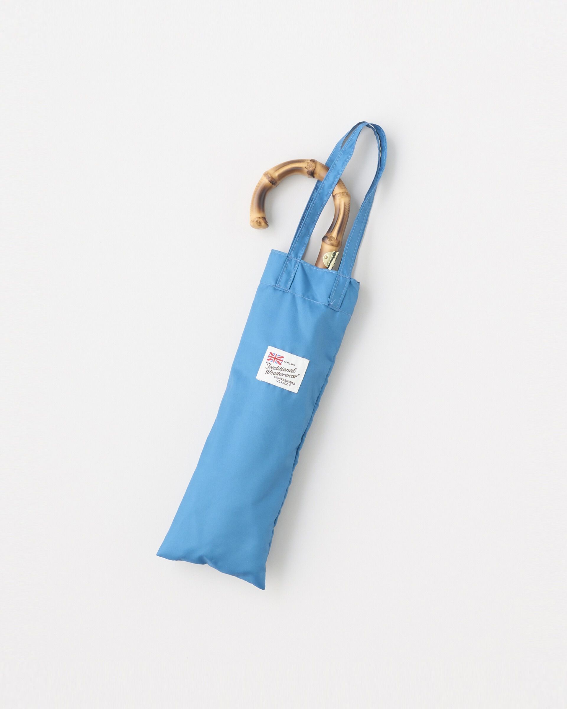 Traditional Weatherwear「【軽量】FOLDING BAMBOO MINI」|傘|ﾘべﾘｰ ﾌﾞﾙｰ
