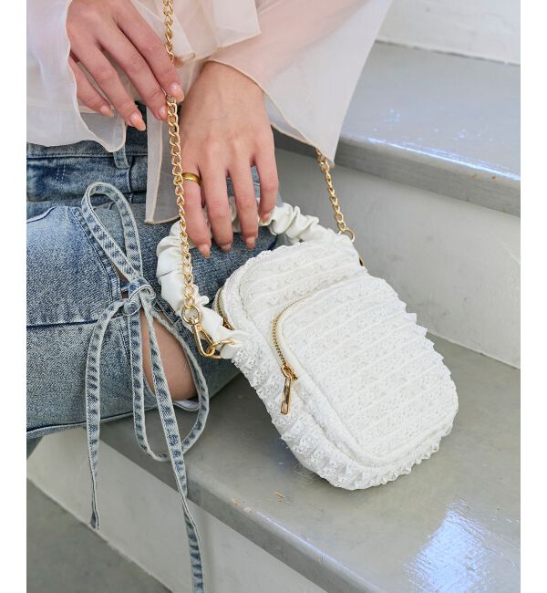  「レースフリルマルチショルダー」|ショルダー・メッセンジャー|