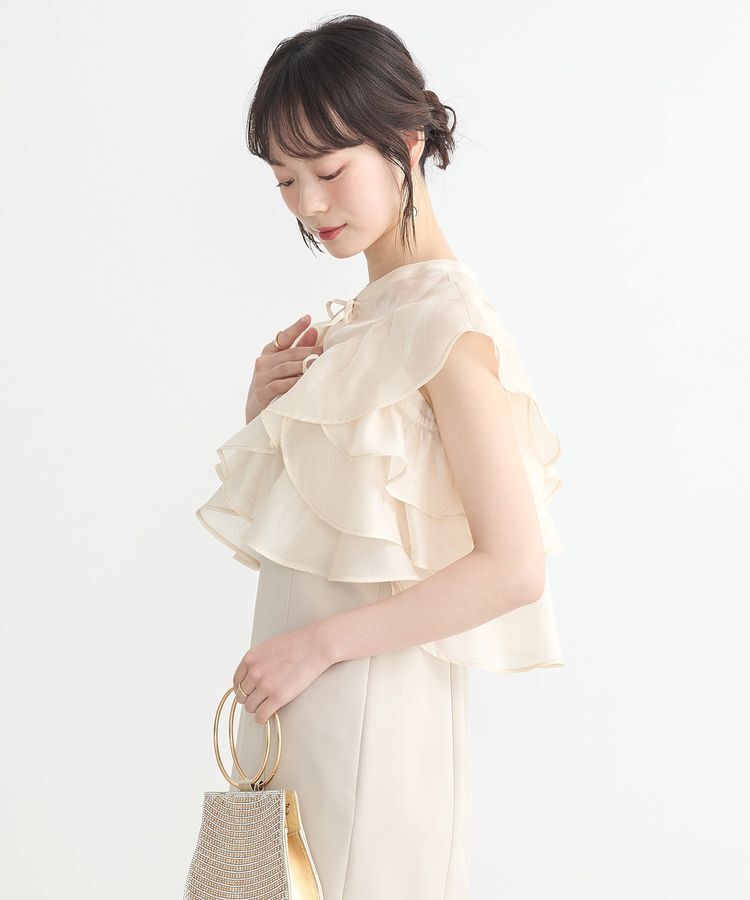 earth music&ecology「SET2点フリルボレロ＋ナローワンピース」|ワンピース|