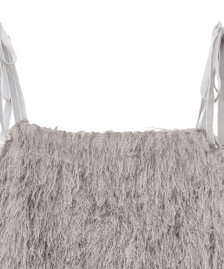 earth music&ecology「ラメミックスフェザービスチェ」|ベスト・ジレ|