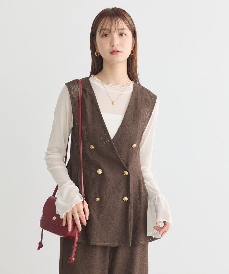 earth music&ecology「レースジレ」|ベスト・ジレ|