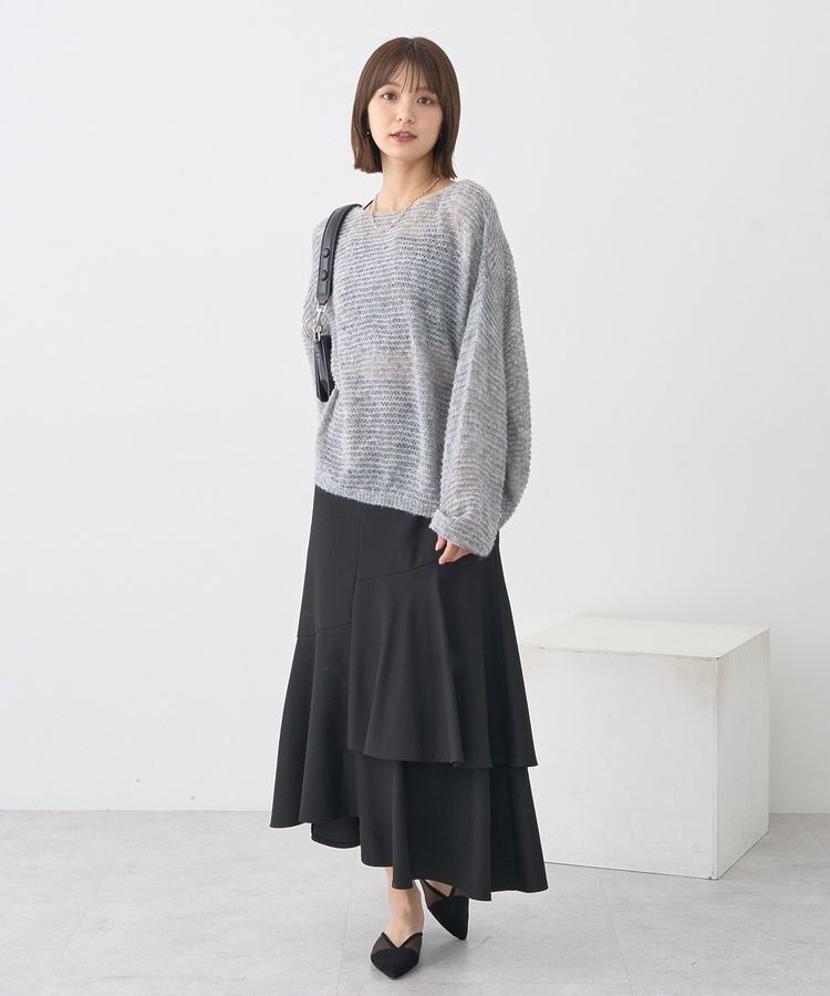 earth music&ecology「ティアードイレヘムスカート」|フレア|