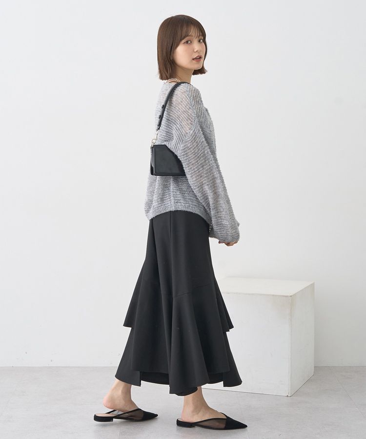 earth music&ecology「ティアードイレヘムスカート」|フレア|