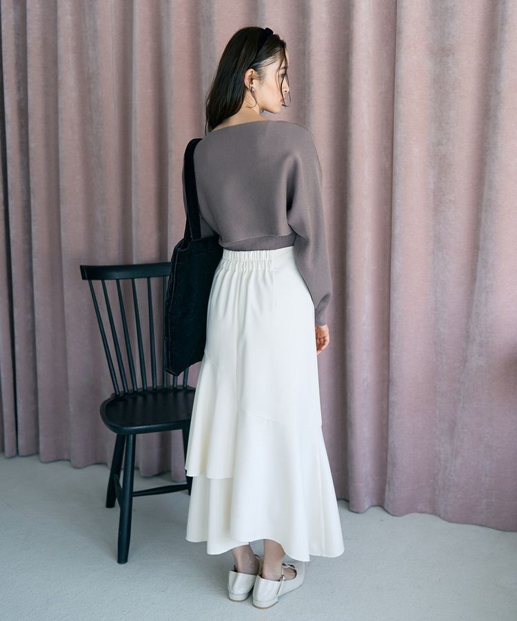 earth music&ecology「ティアードイレヘムスカート」|フレア|