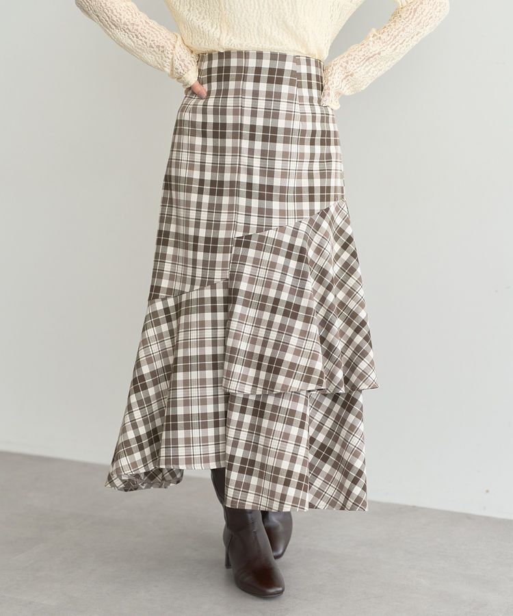 earth music&ecology「ティアードイレヘムスカート」|フレア|