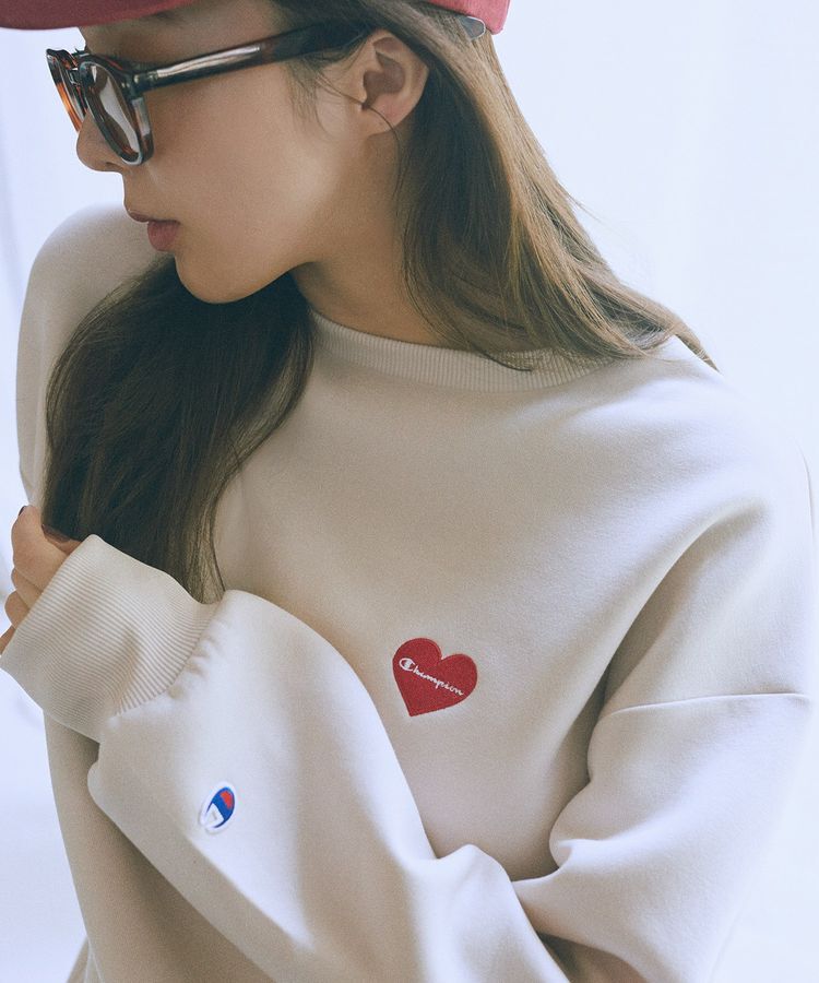 earth music&ecology「Chaｍpion&times;emaeポンチハートスウェット」|スウェット・ジャージ|